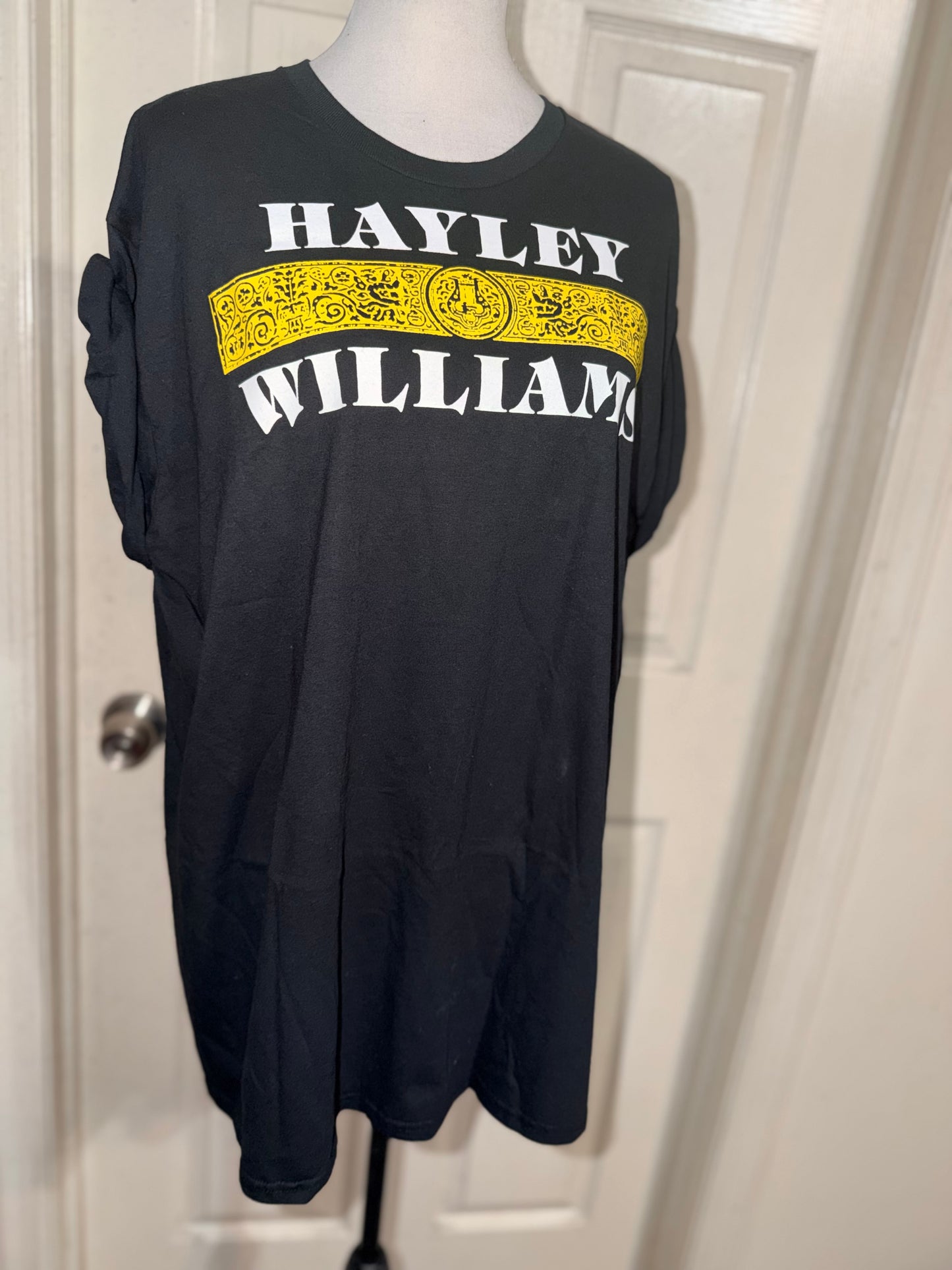 Hayley Williams Double Sided Oversized Distressed Tee