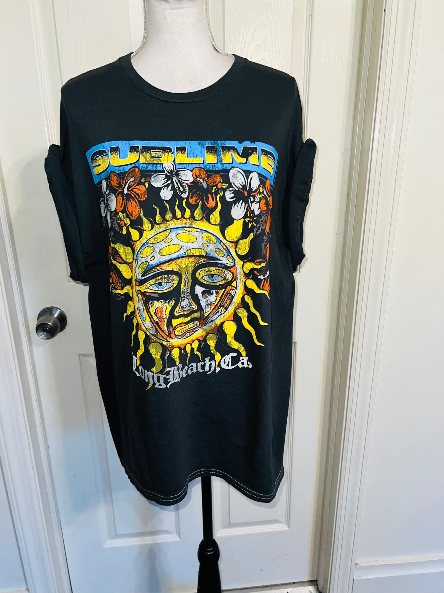 Sublime Double Sided Oversized Distressed Tee