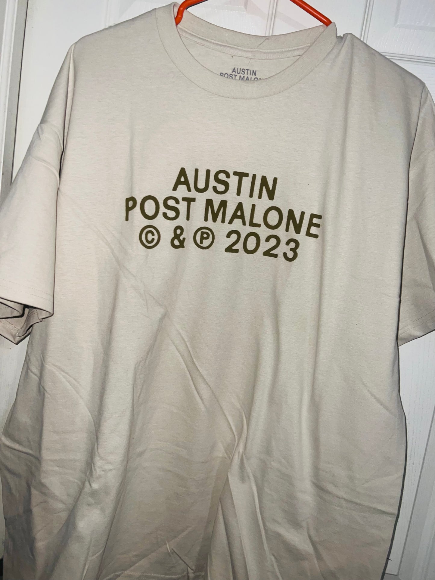 Post Malone Austin Double Sided Distressed Tee