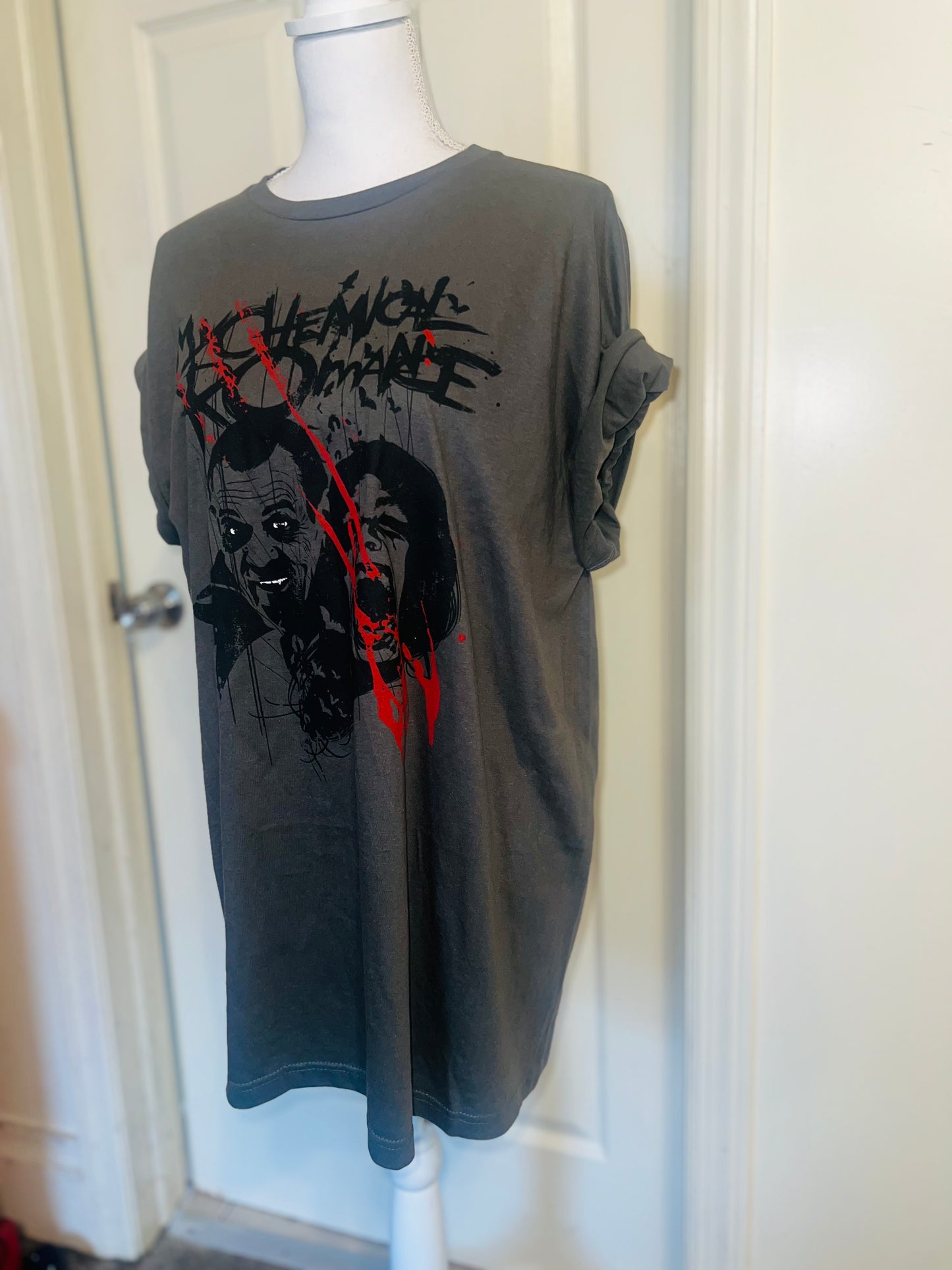 My Chemical Romance Oversized Distressed Tee