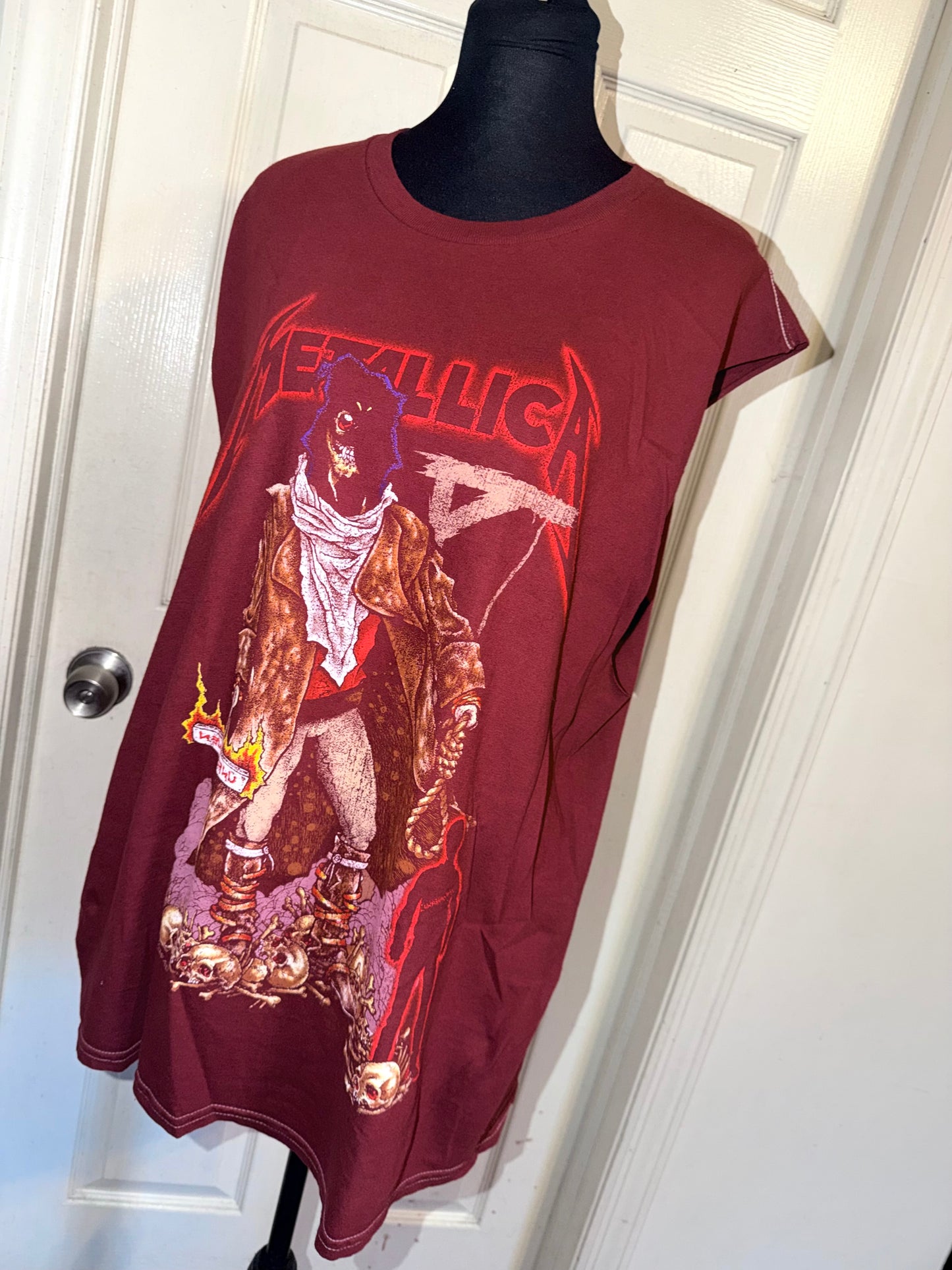 Metallica Oversized Double Sided Tann