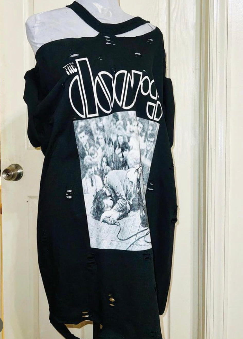 The Doors Jim Oversized Distressed Tee