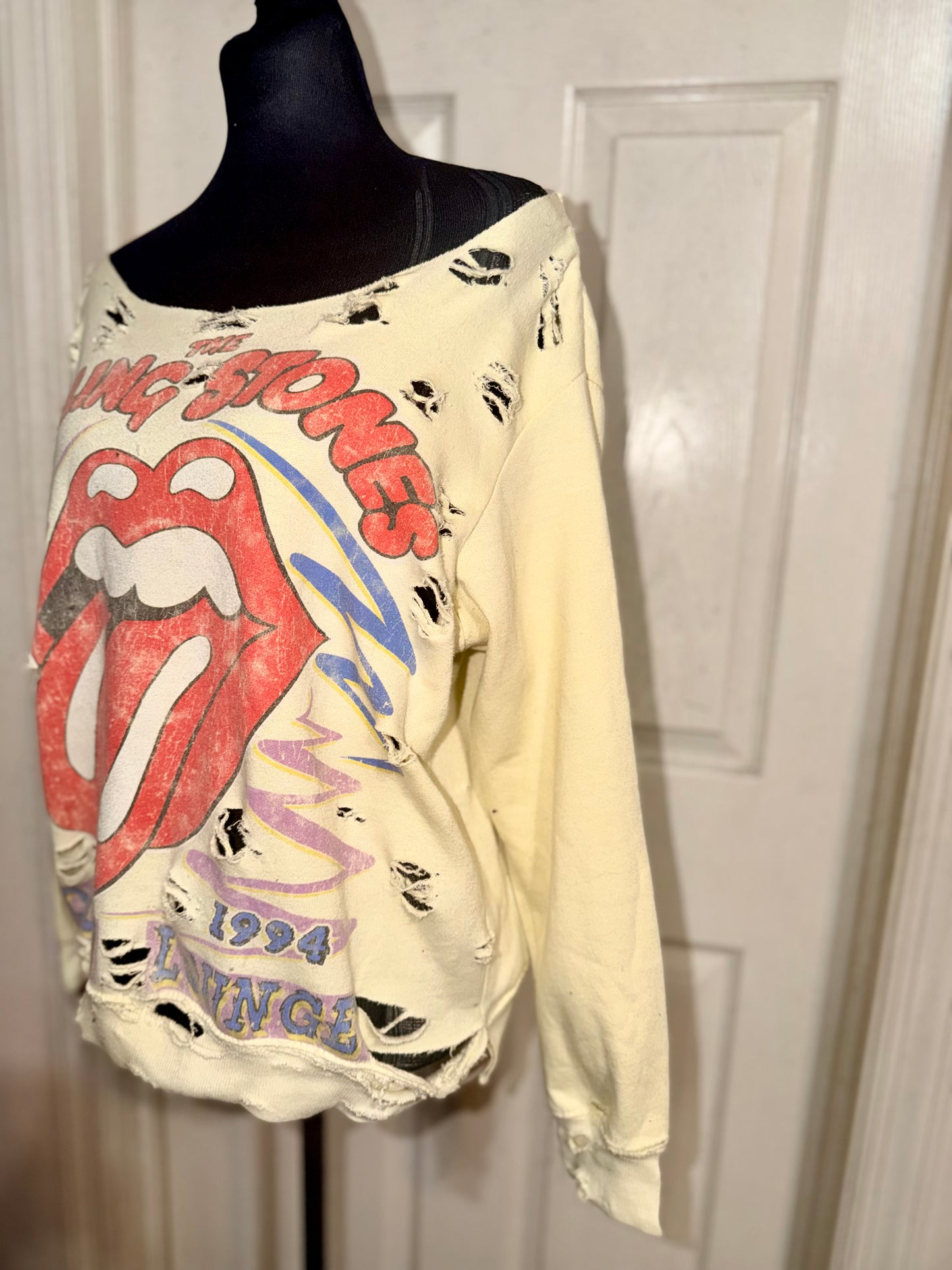 The Rolling Stones Distressed Sweatshirt