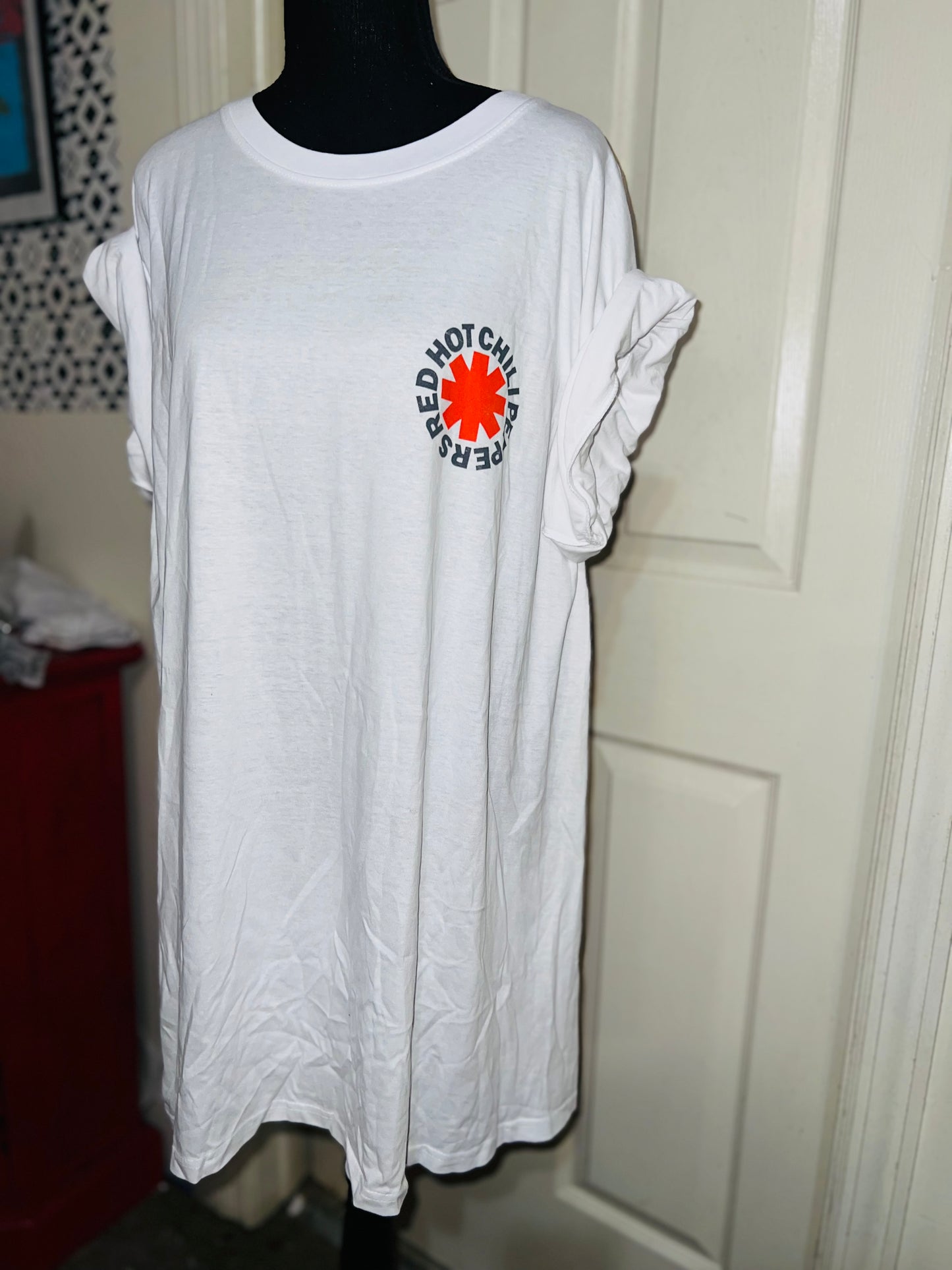 Red Hot Chili Peppers Double Sided Oversized Tee