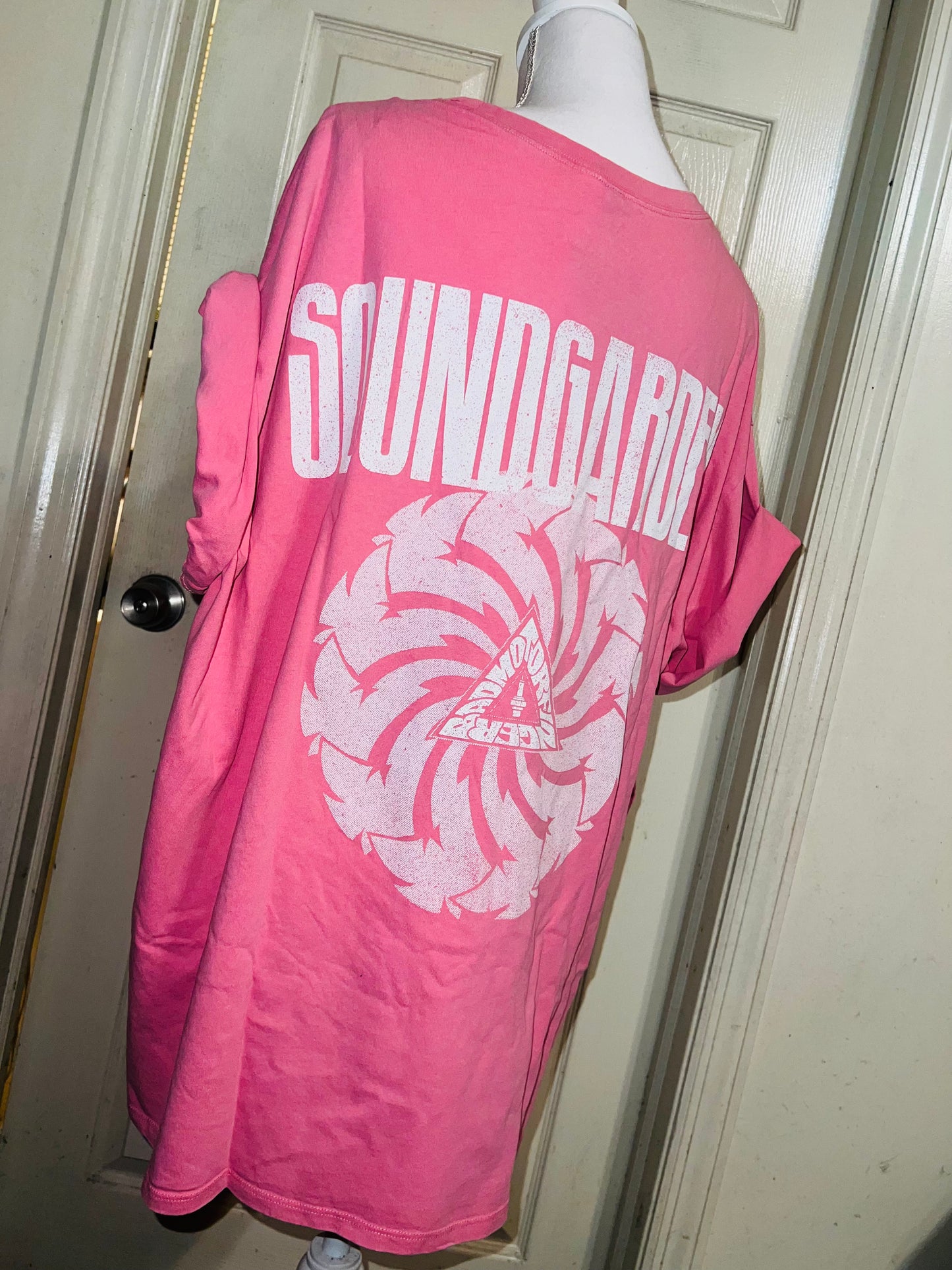 Soundgarden Double Sided Oversized Distressed Tee