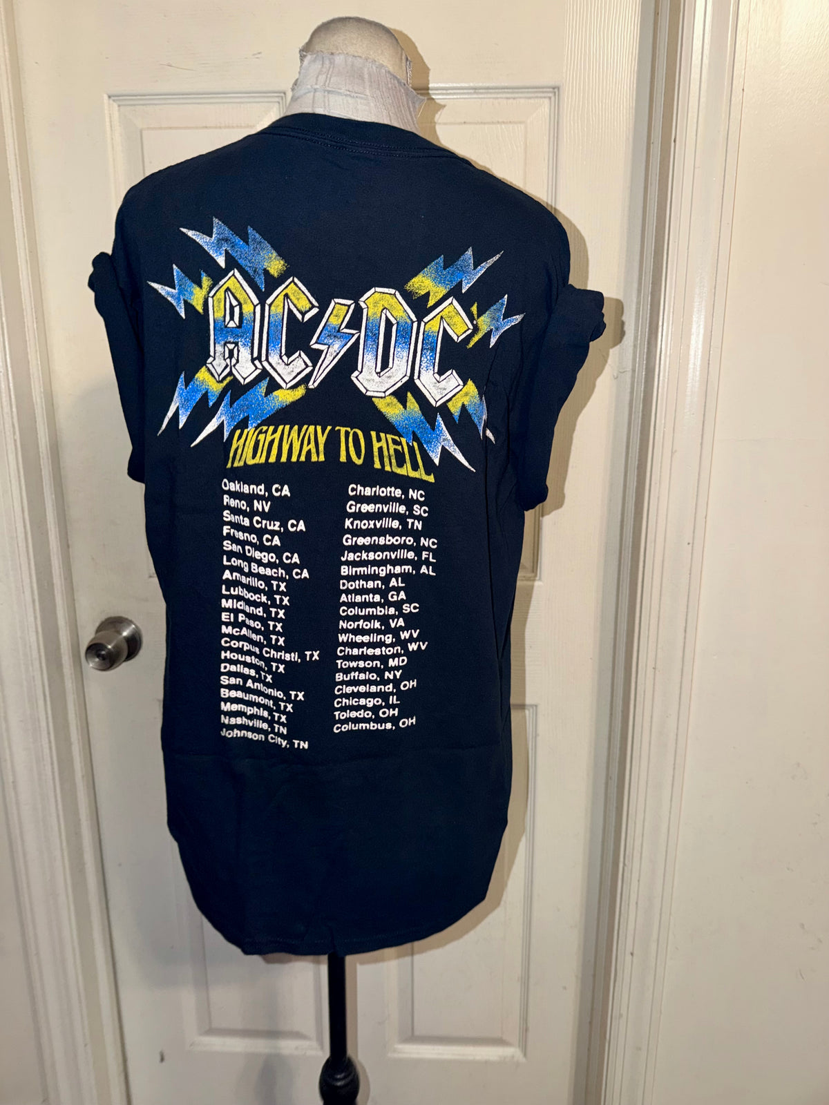 AC/DC Double Sided Oversized Tee
