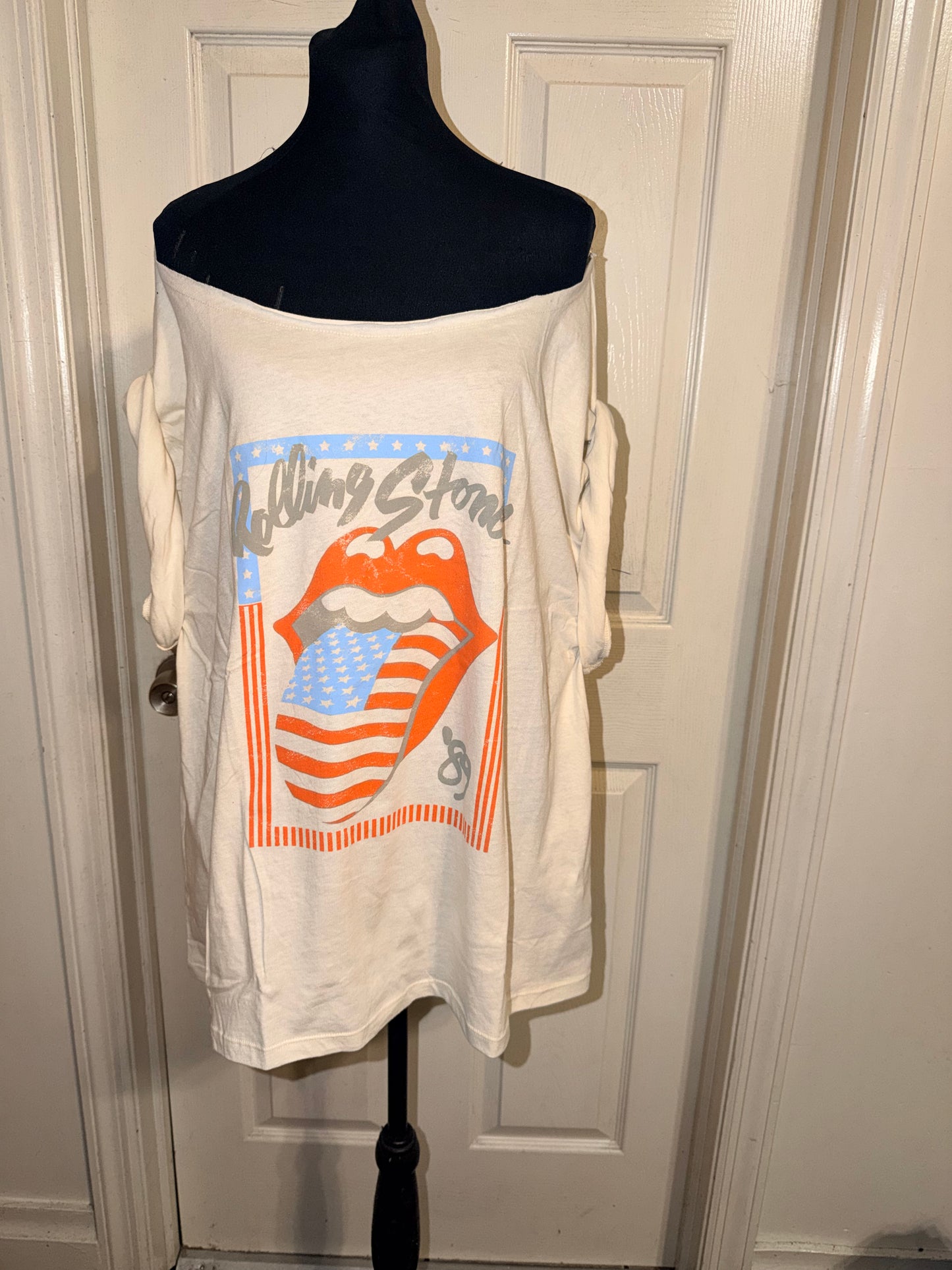 The Rolling Stones OFTS Oversized Distressed Tee