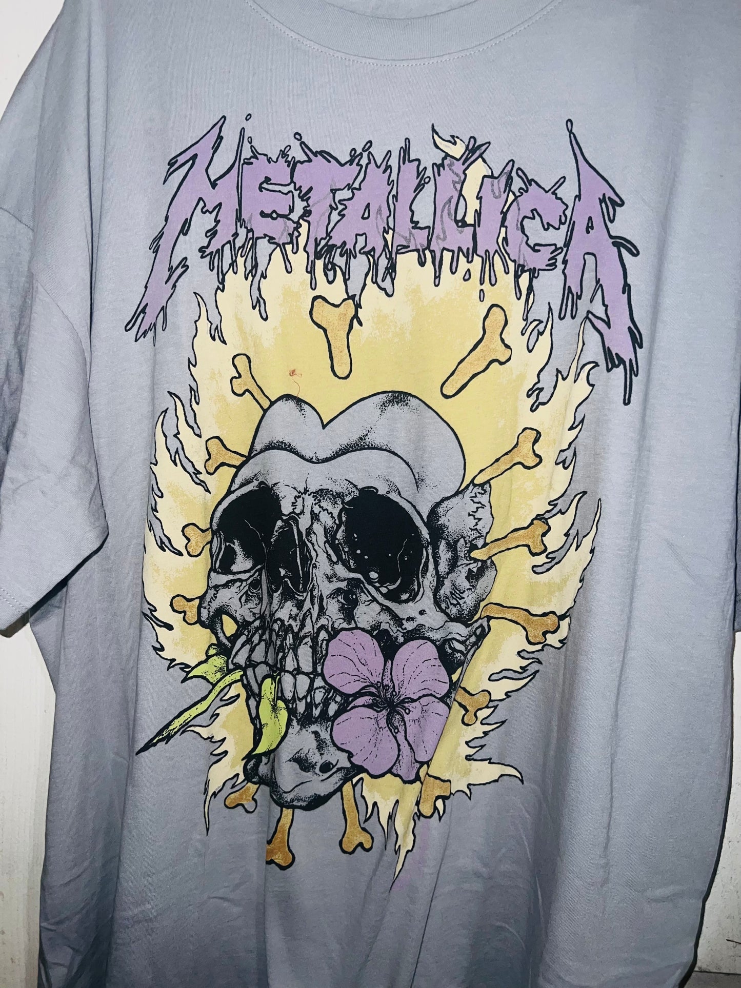 Metallica Oversized Distressed Tee