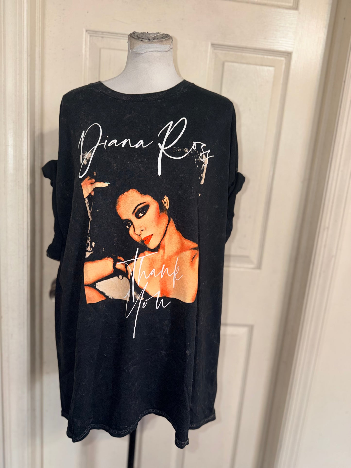 Diana Ross Oversized Distressed Tee