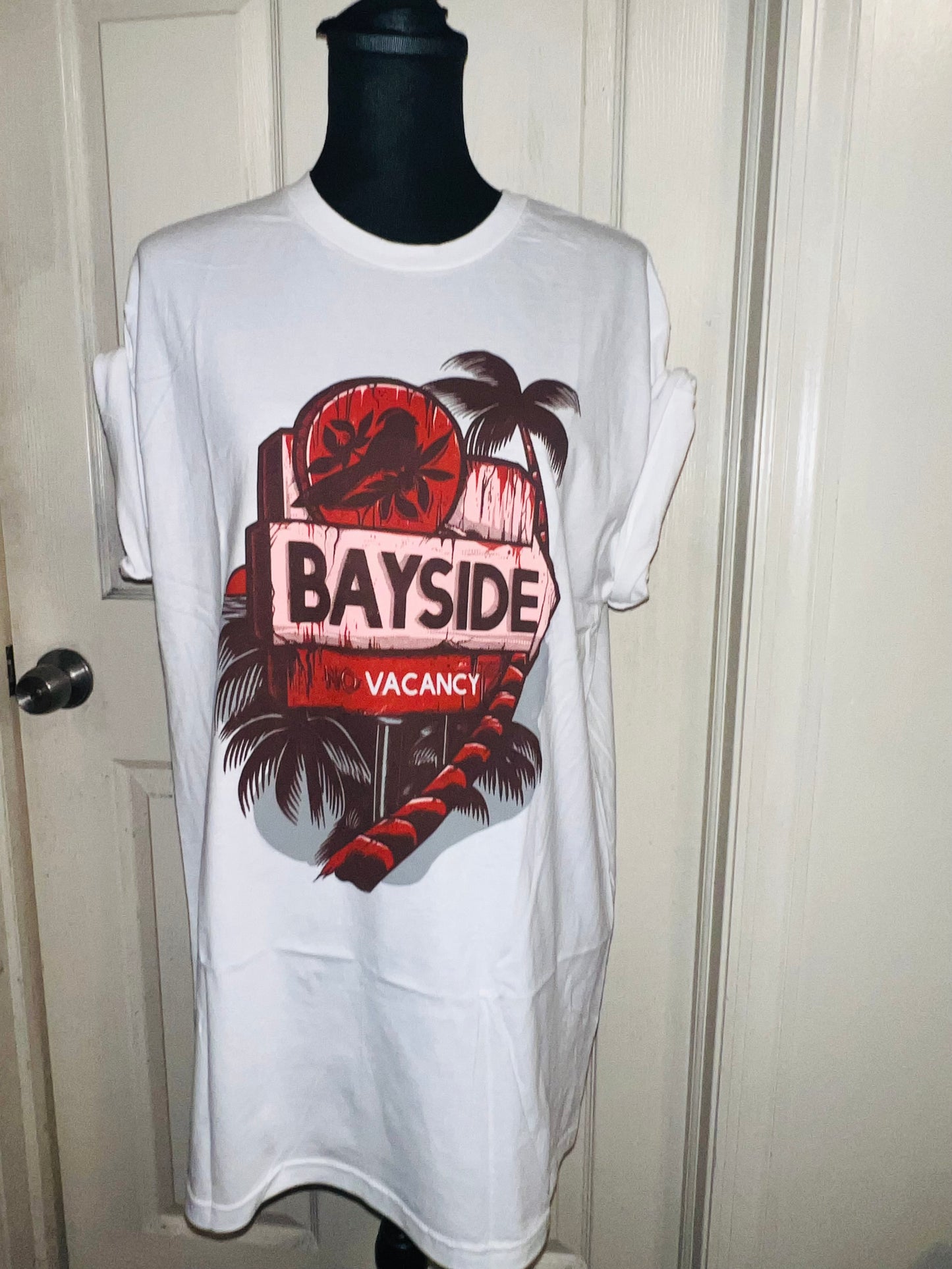 Bayside Oversized Distressed T-Shirt