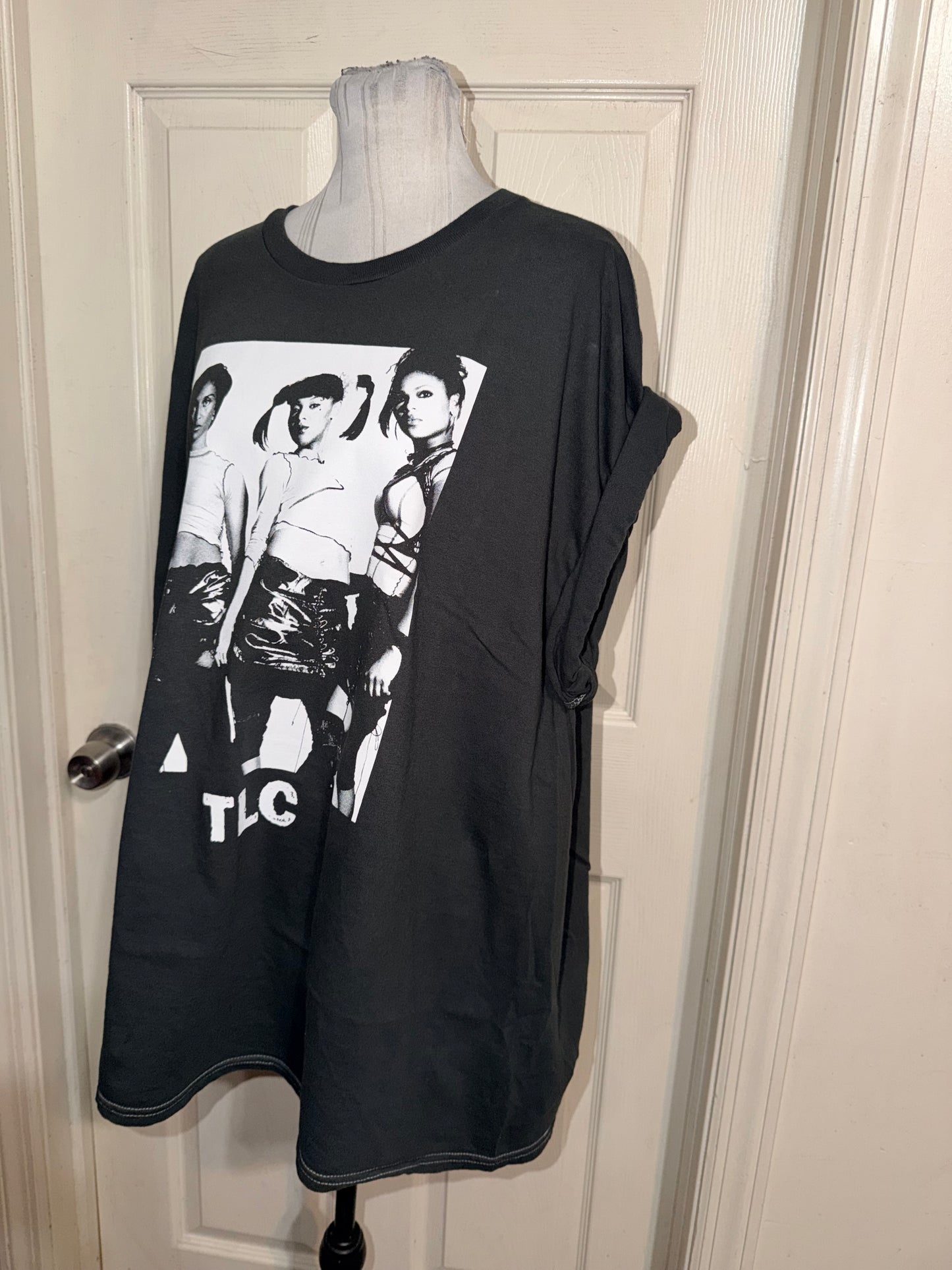 TLC Oversized Distressed Tee