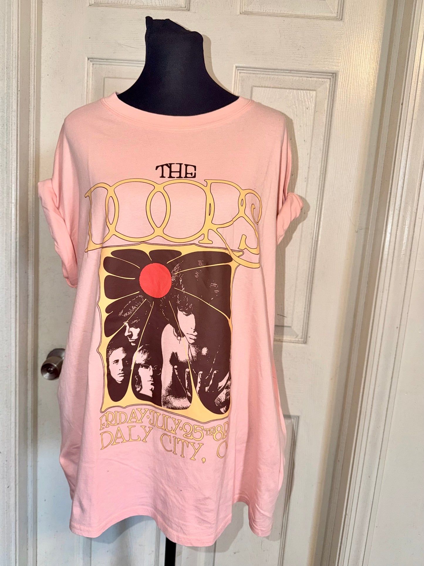 The Doors Oversized Distressed Tee