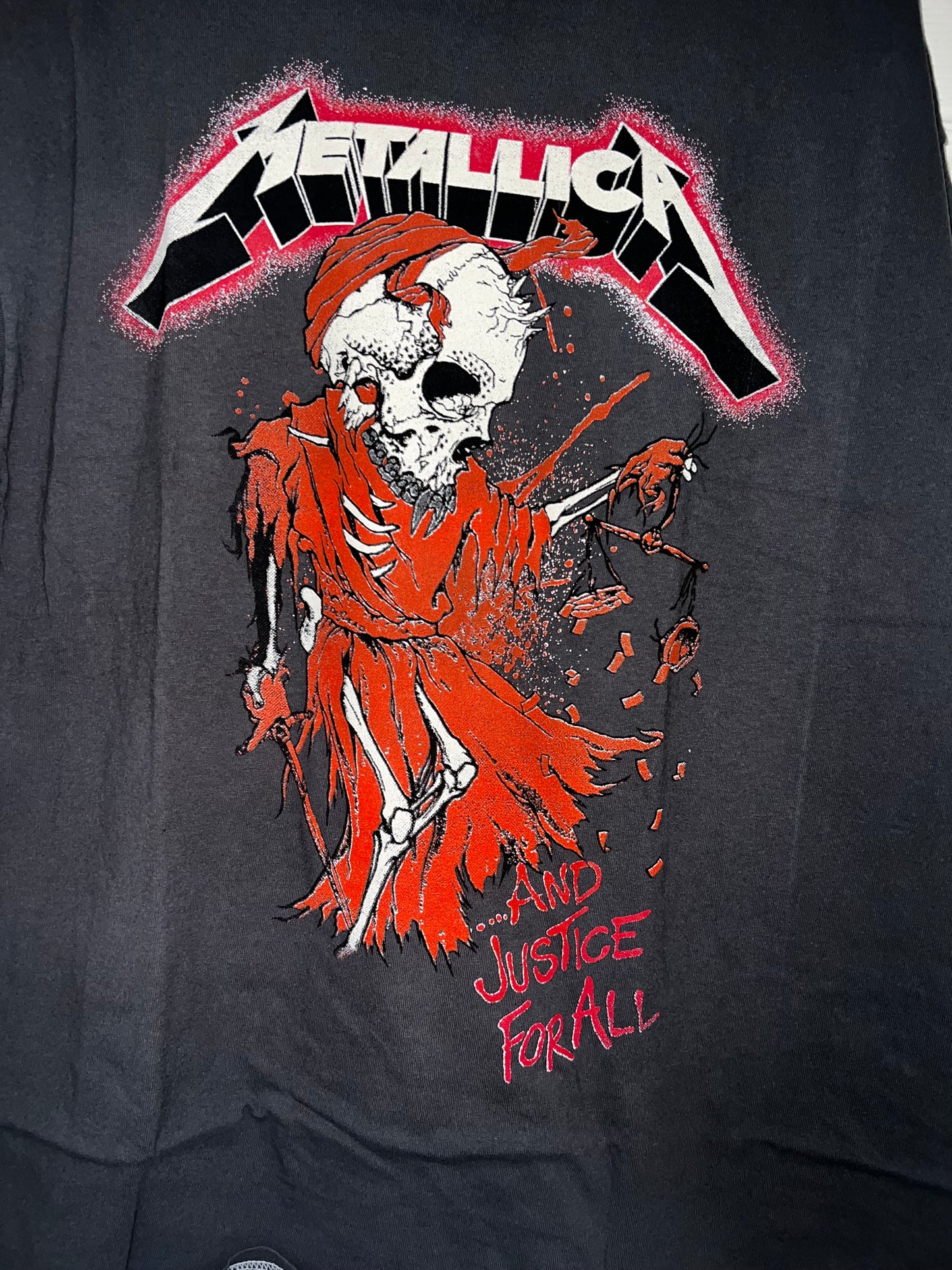 Metallica Justice for All Oversized Tee