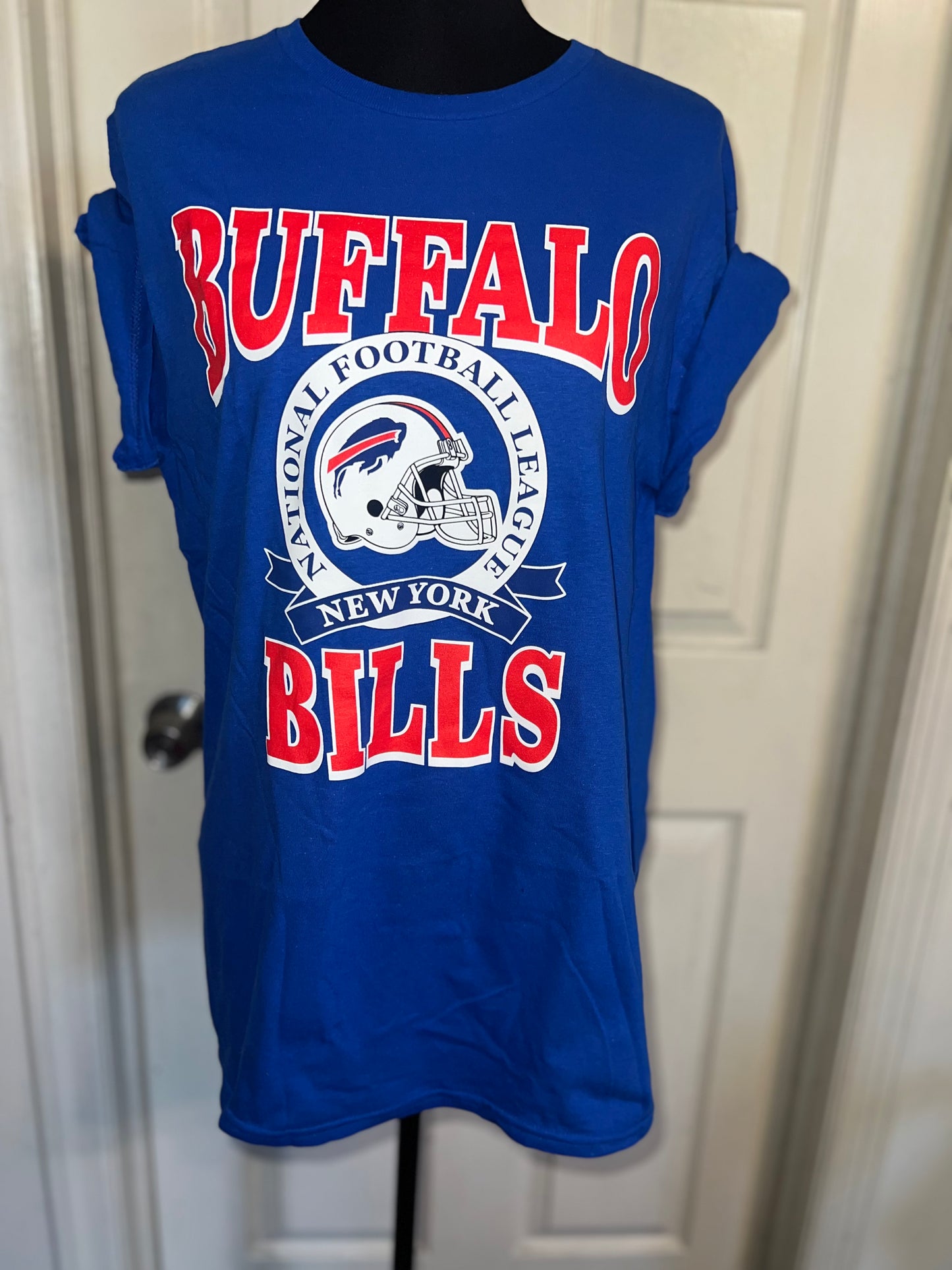 Buffalo Bills Oversized Distressed Tee