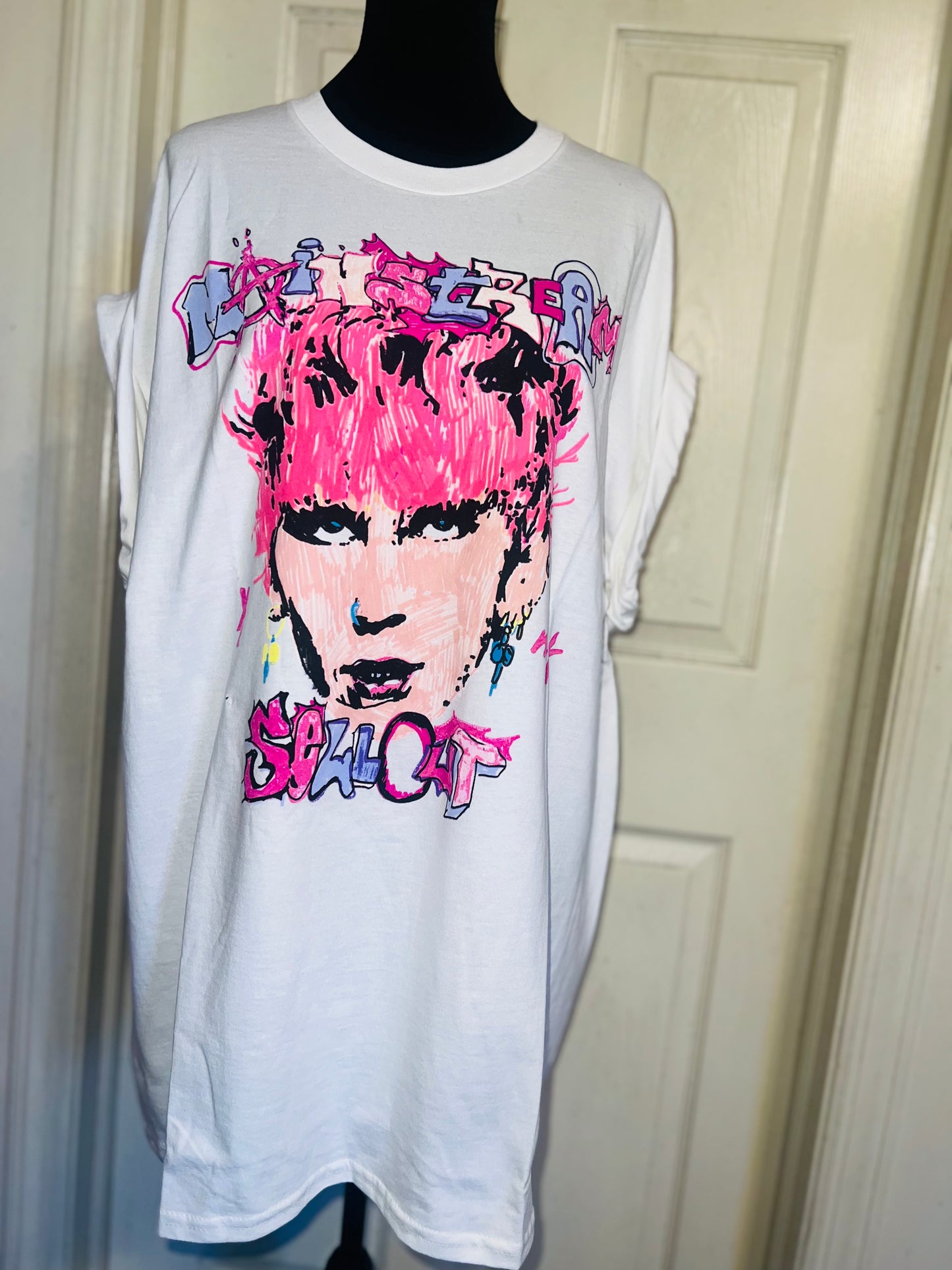 Machine Gun Kelly Oversized Distressed Tee