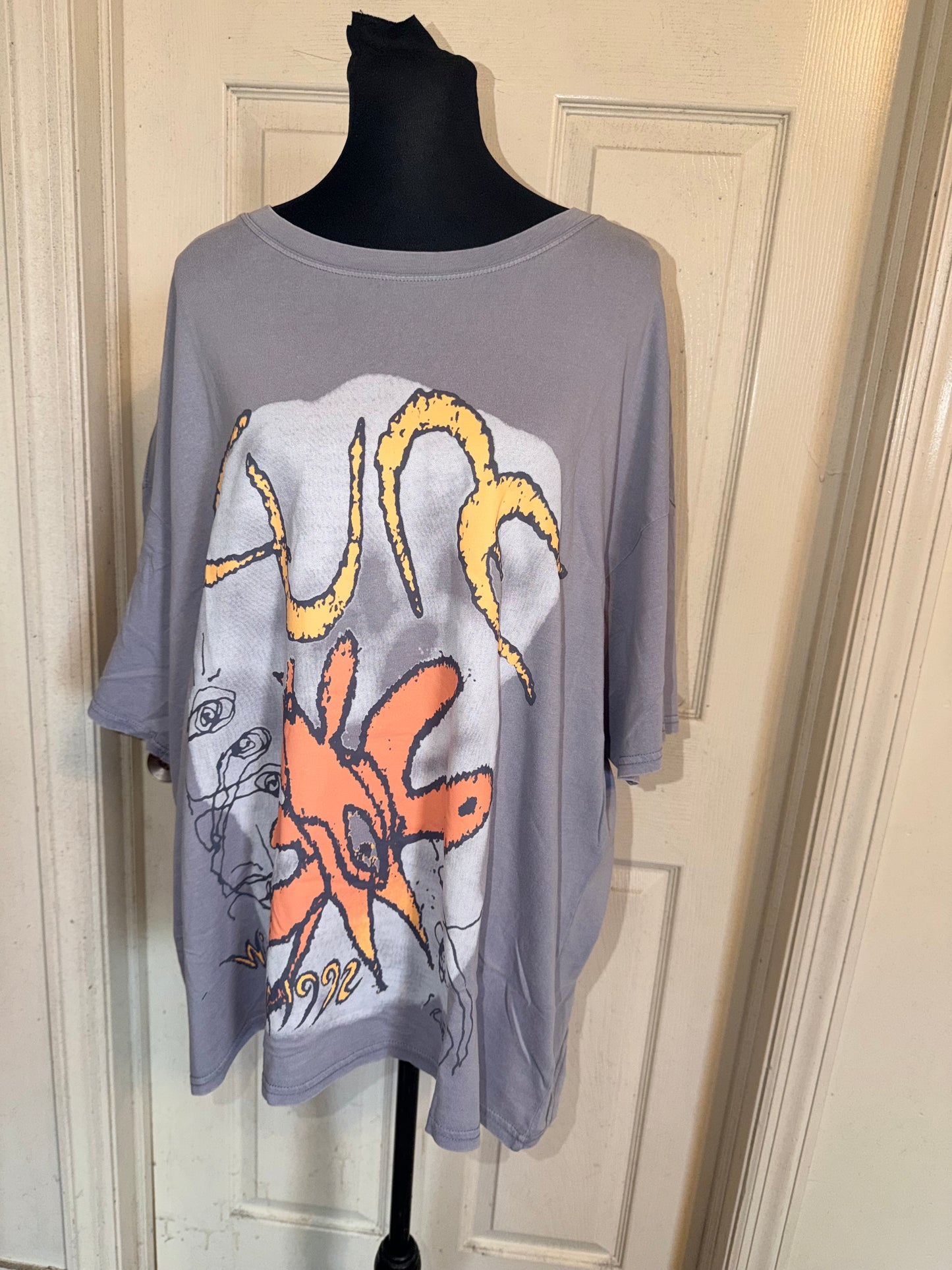 The Cure Oversized Distressed Tee