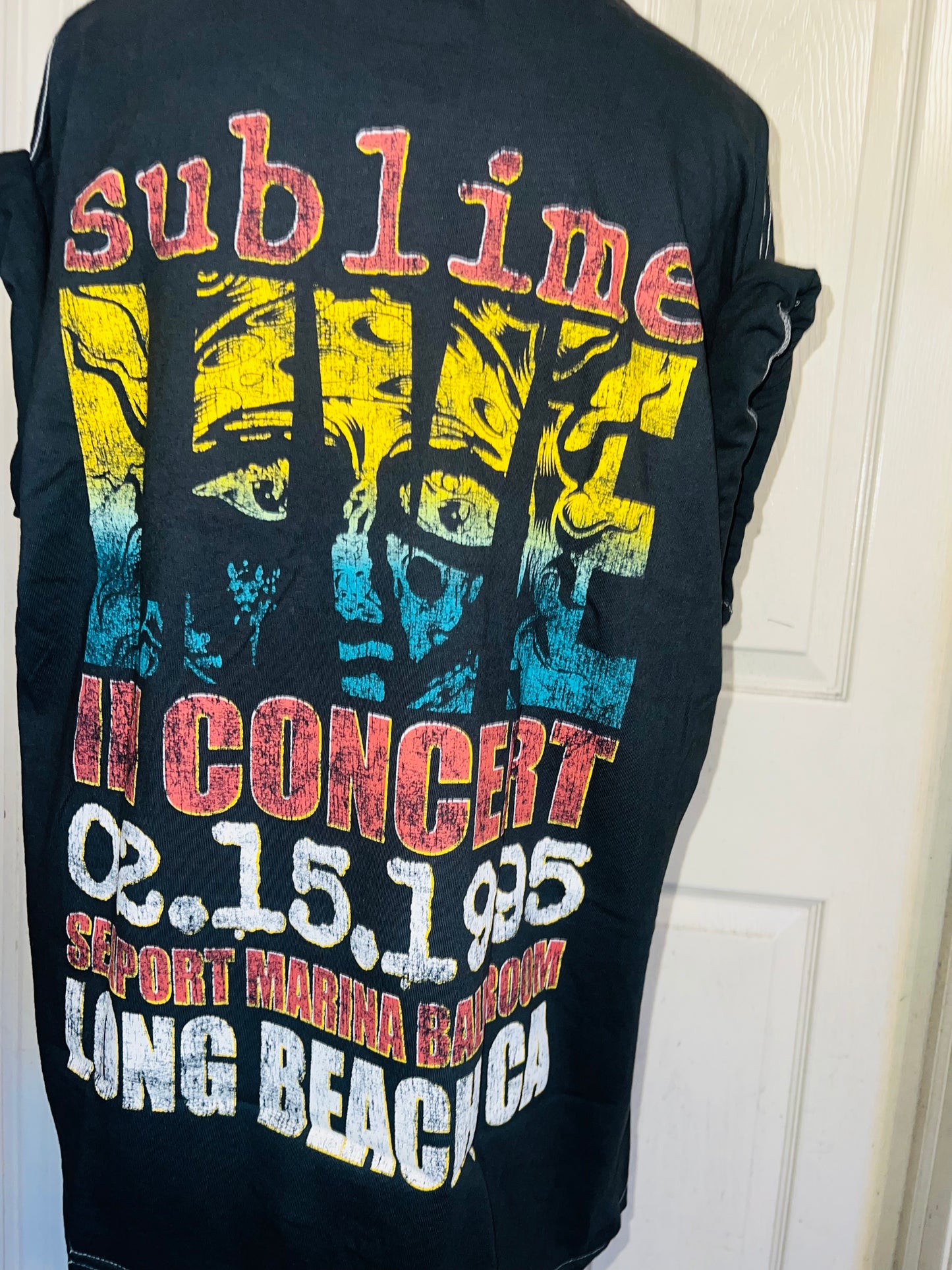 Sublime Double Sided Oversized Distressed Tee