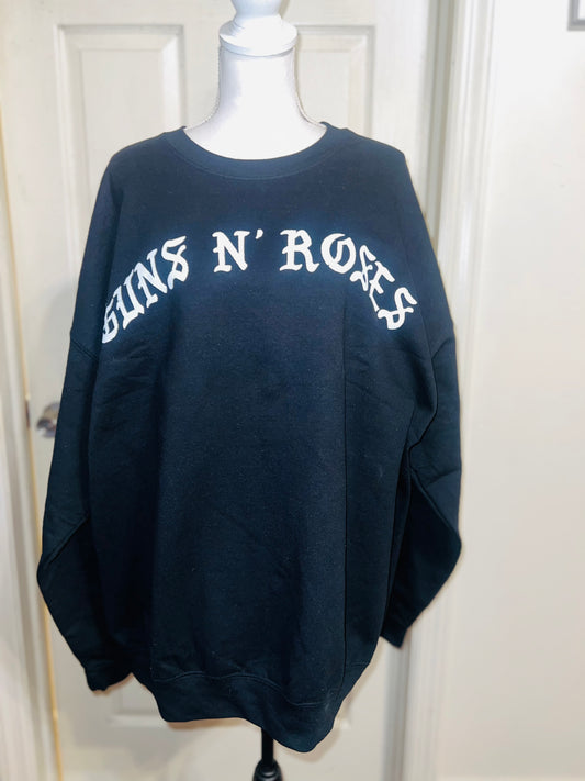 Guns N’ Roses Double Sided Oversized Distressed Tee