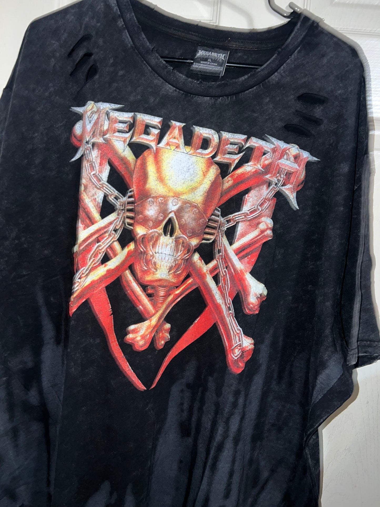 Megadeath Oversized Distressed Tee