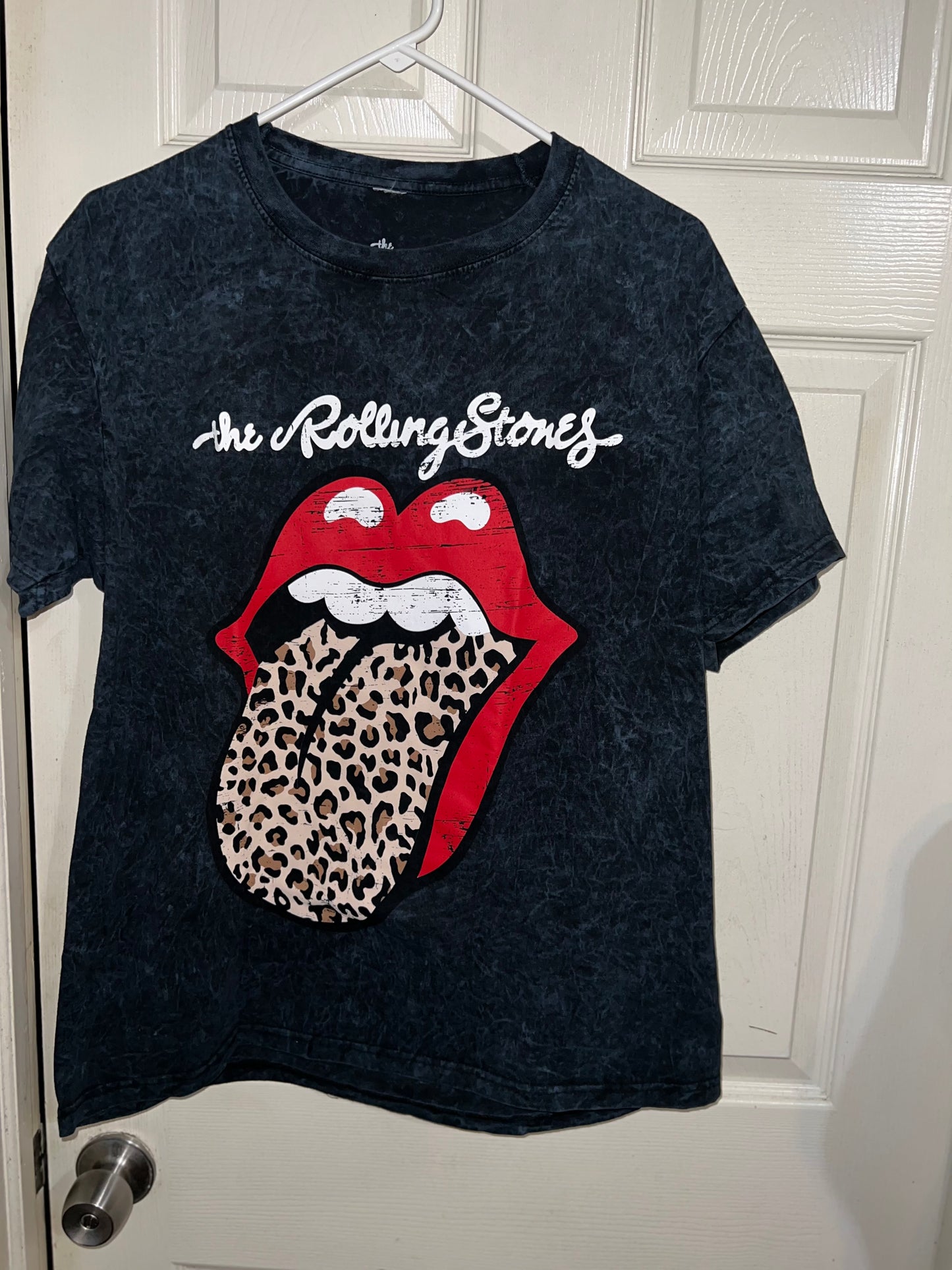 The Rolling Stones Cheetah Oversized Distressed Tee