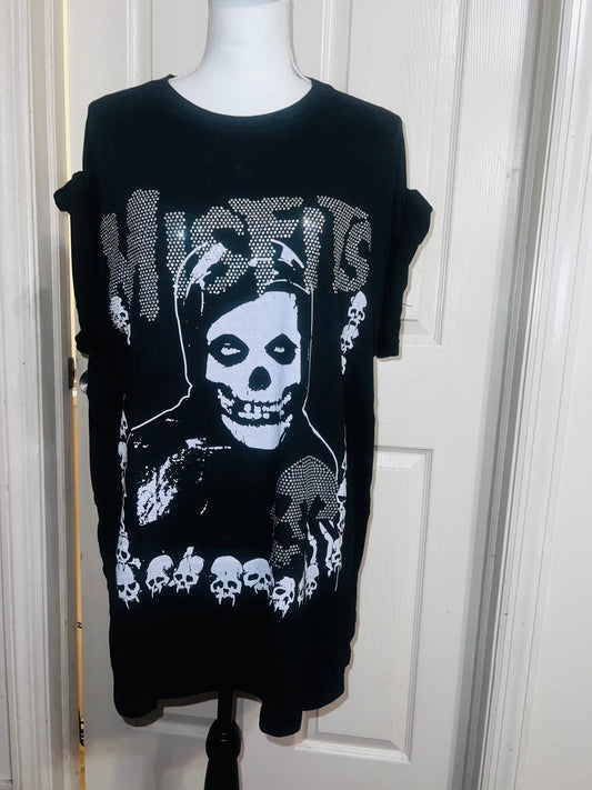 The Misfits Oversized Distressed Tee