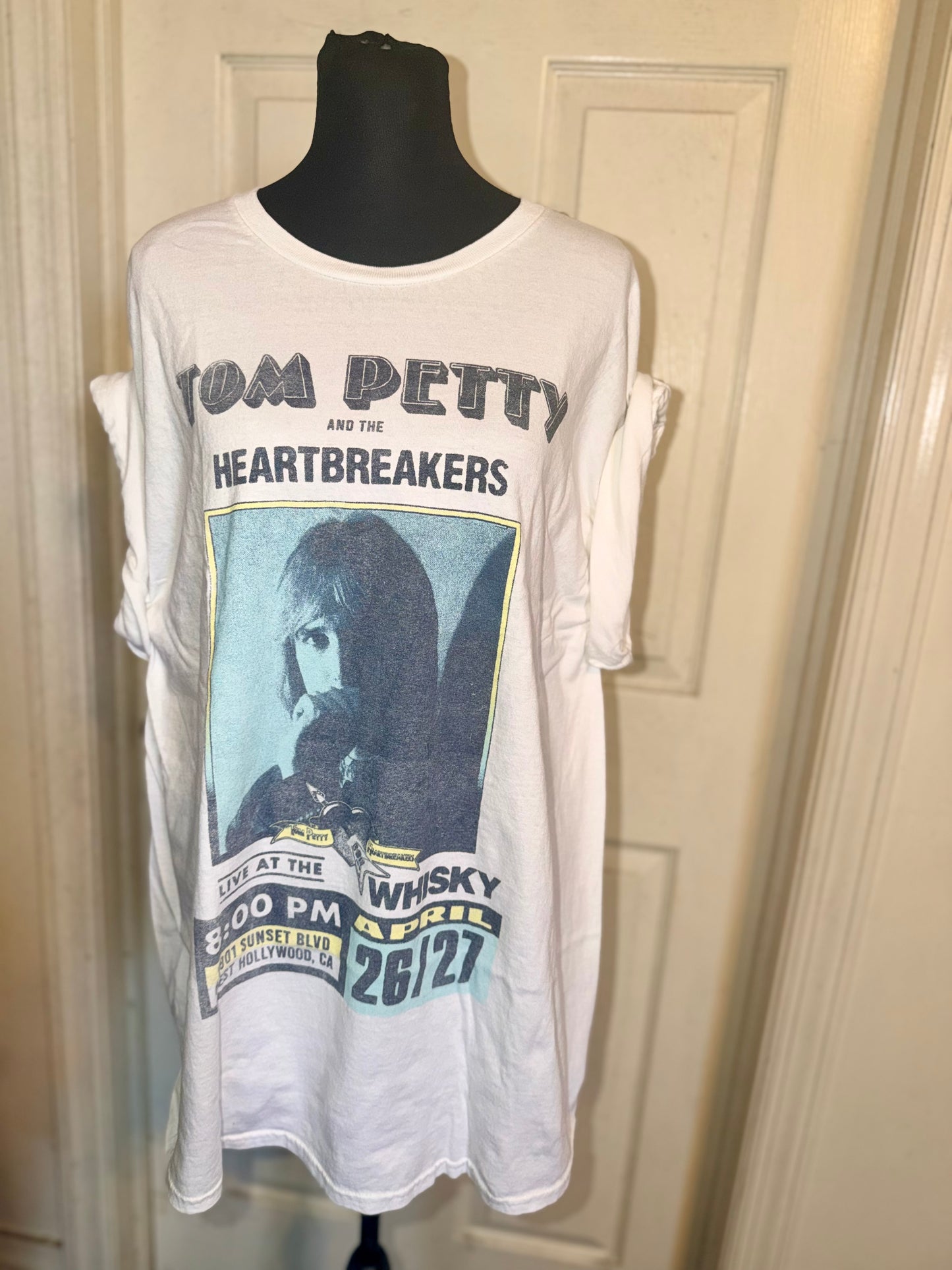 Tom Petty and the Heartbreakers Oversized Distressed Tee