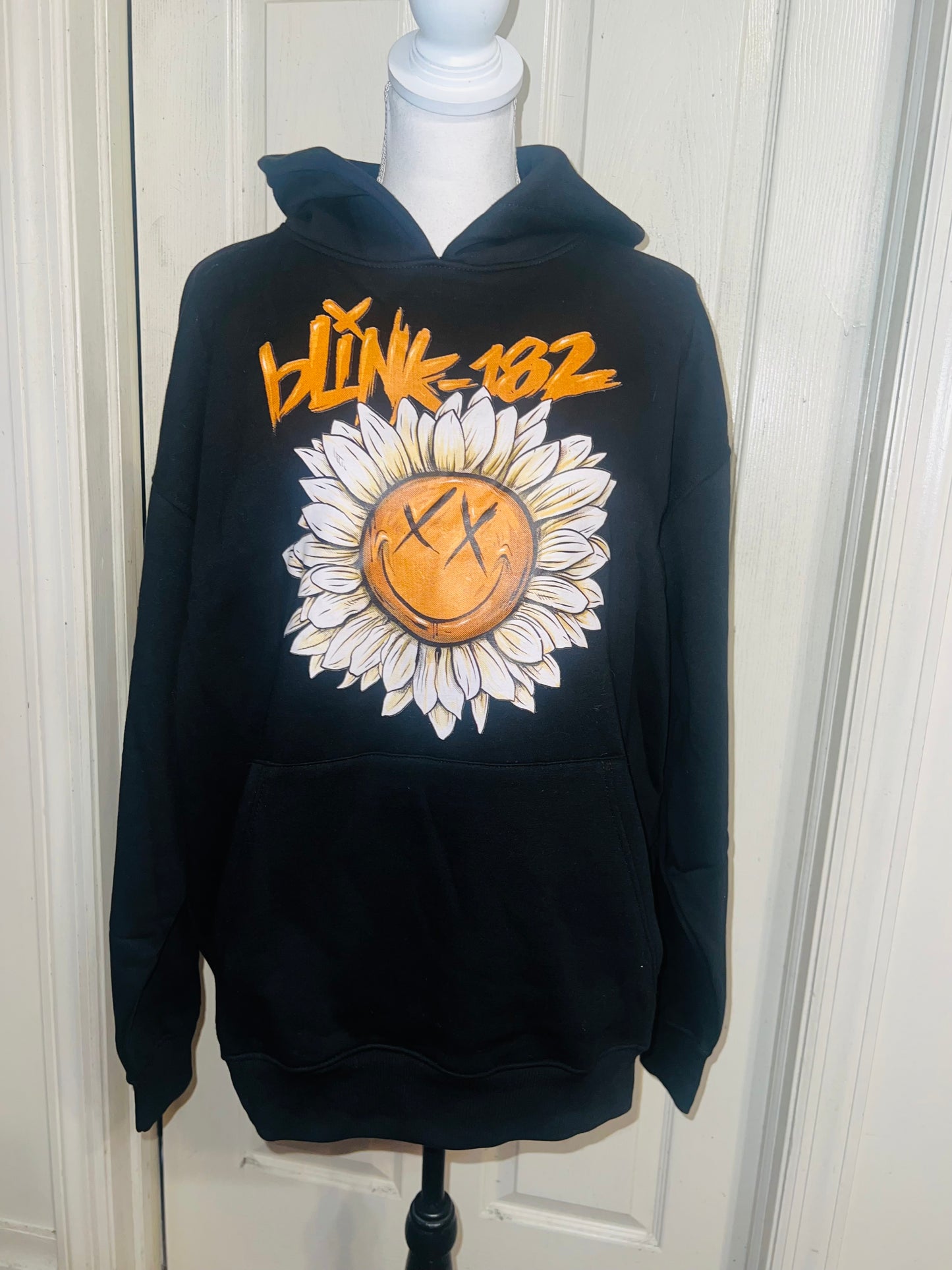 Blink 182 Oversized Distressed Sweatshirt