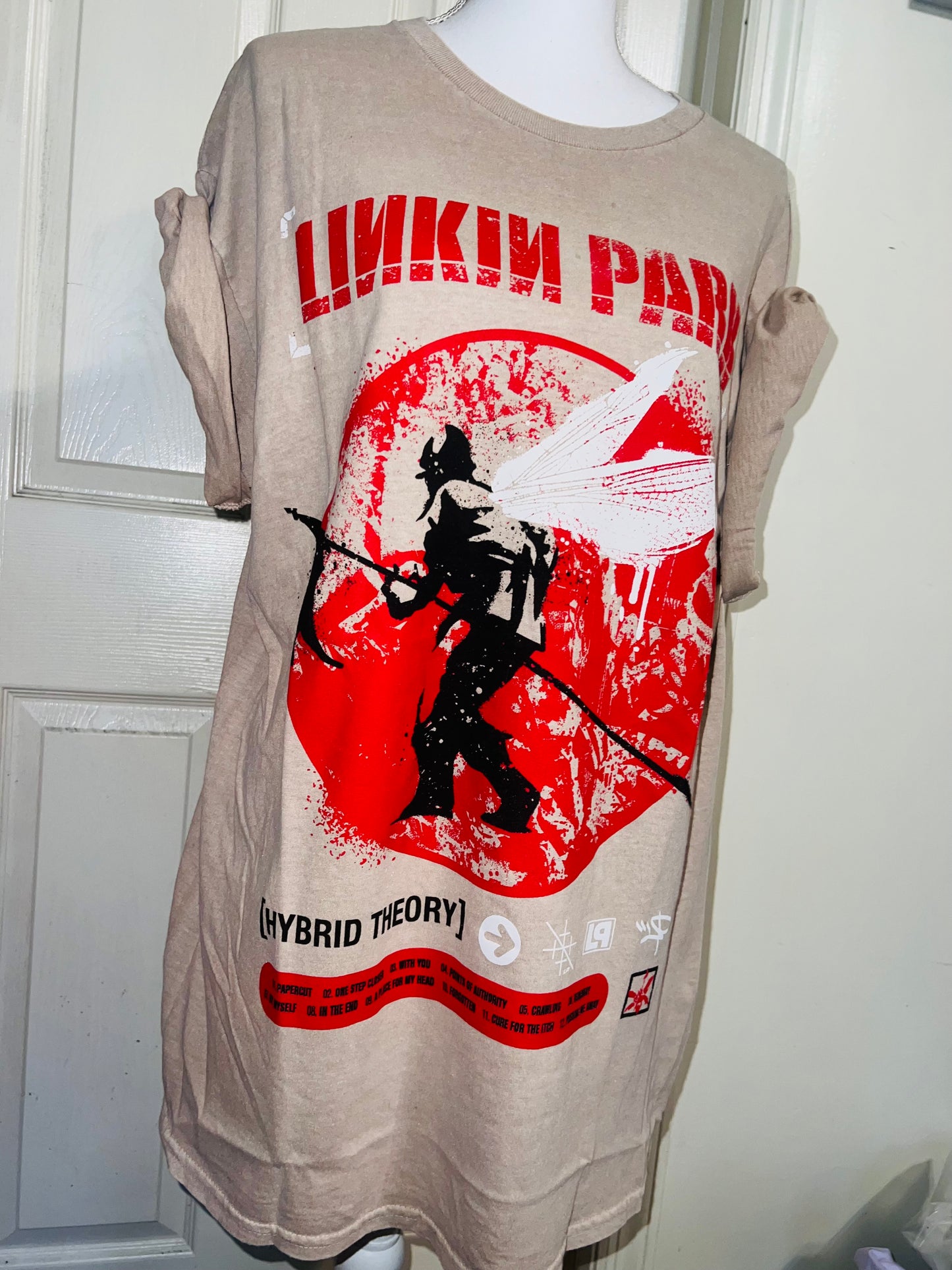 Linkin Park Oversized Distressed Tee