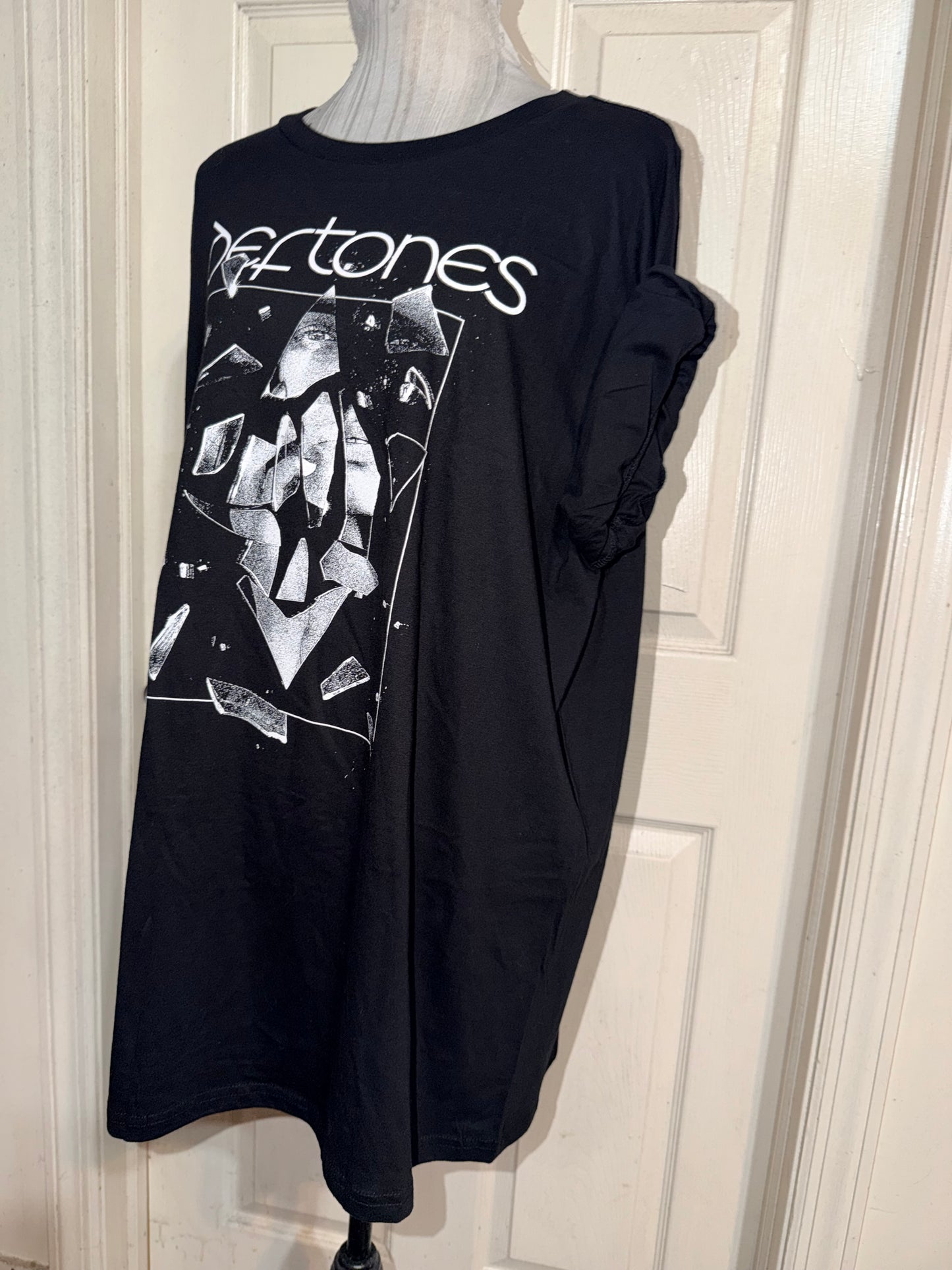 Deftones Oversized Distressed Tee