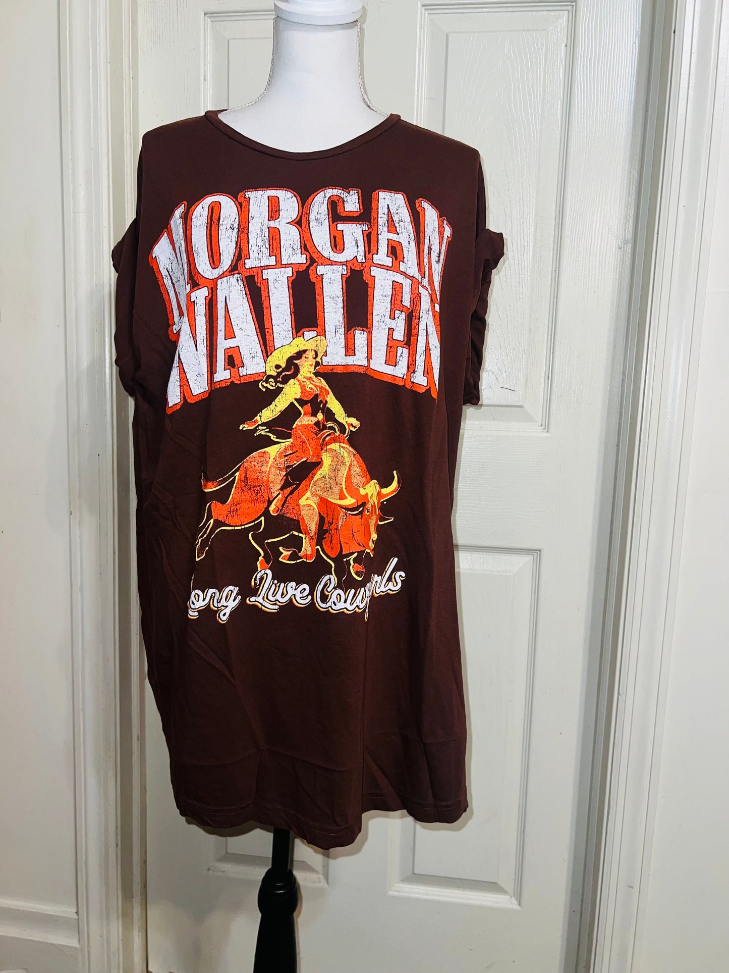 Morgan Wallen Oversized Distressed Tee