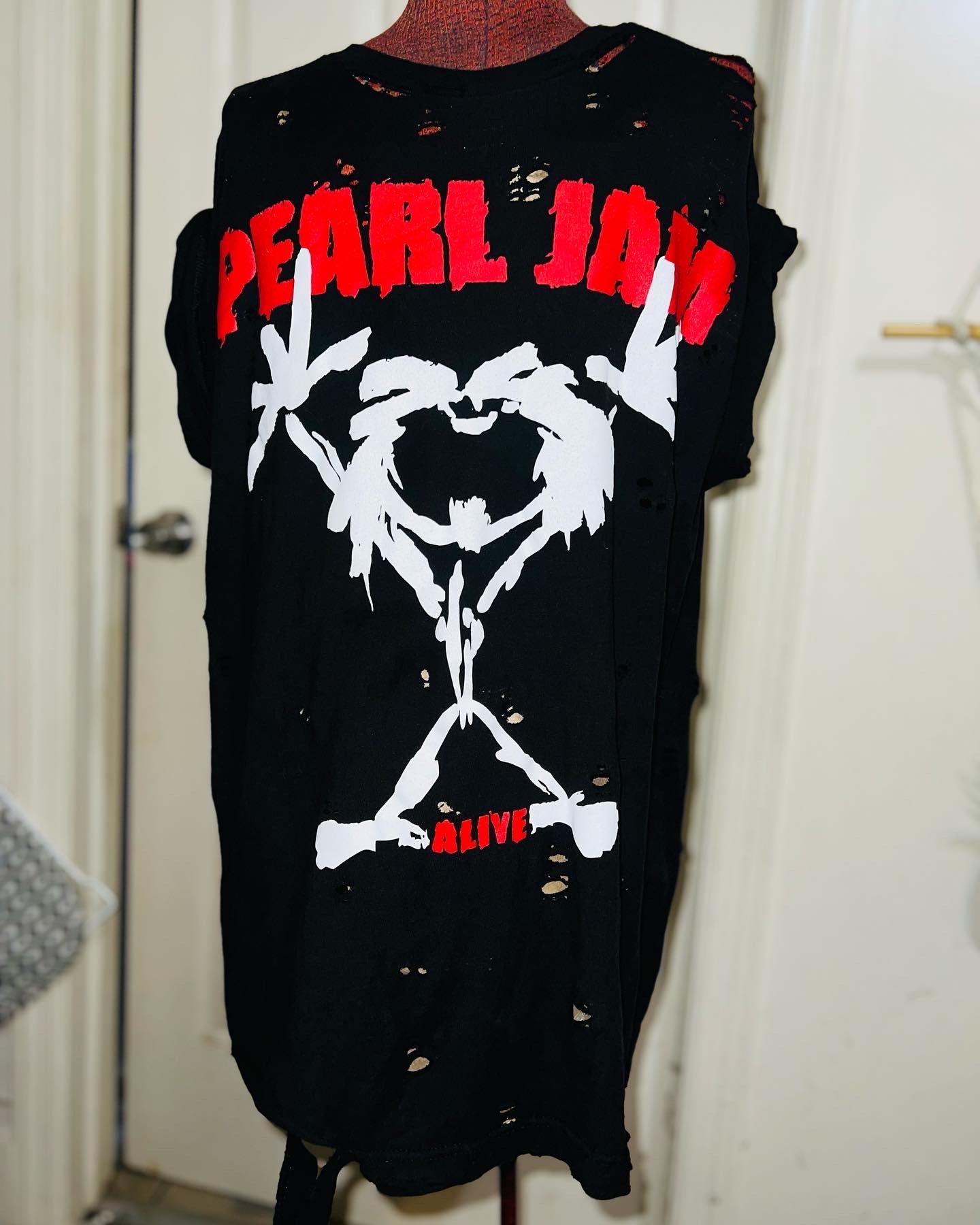 Pearl Jam Double Sided Oversized Tee