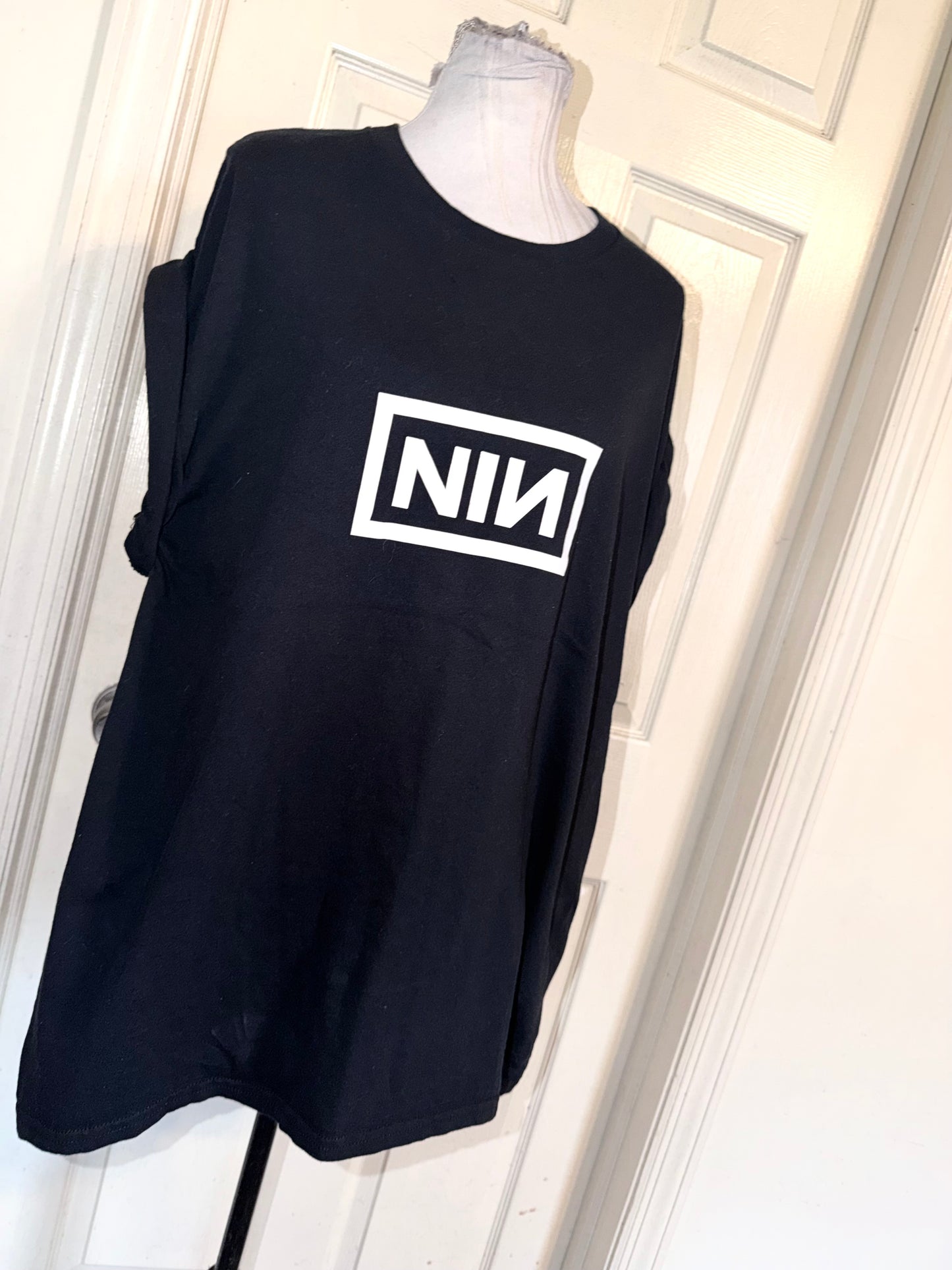 Nine Inch Nails Double Sided Oversized Distressed Tee