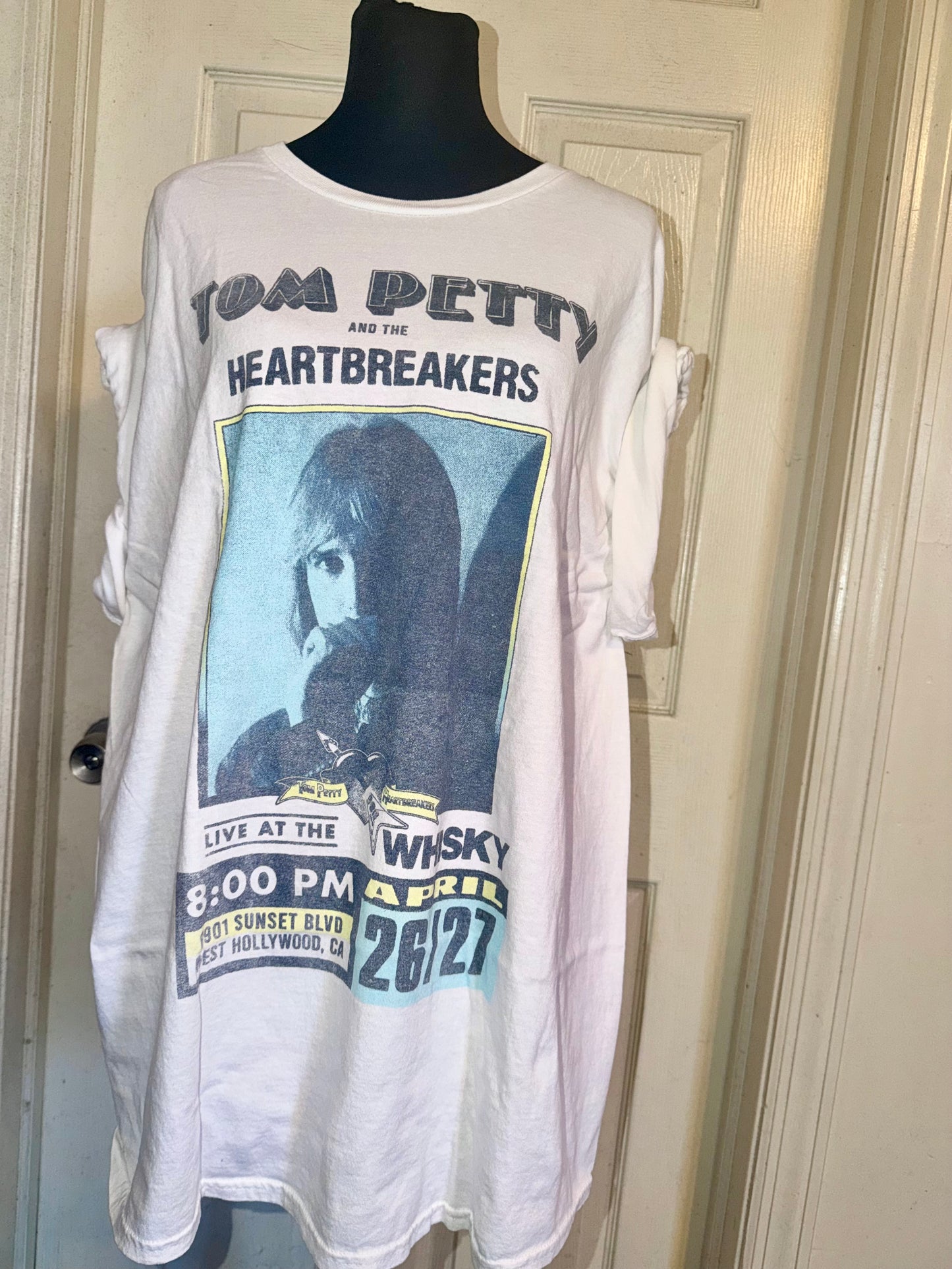 Tom Petty and the Heartbreakers Oversized Distressed Tee