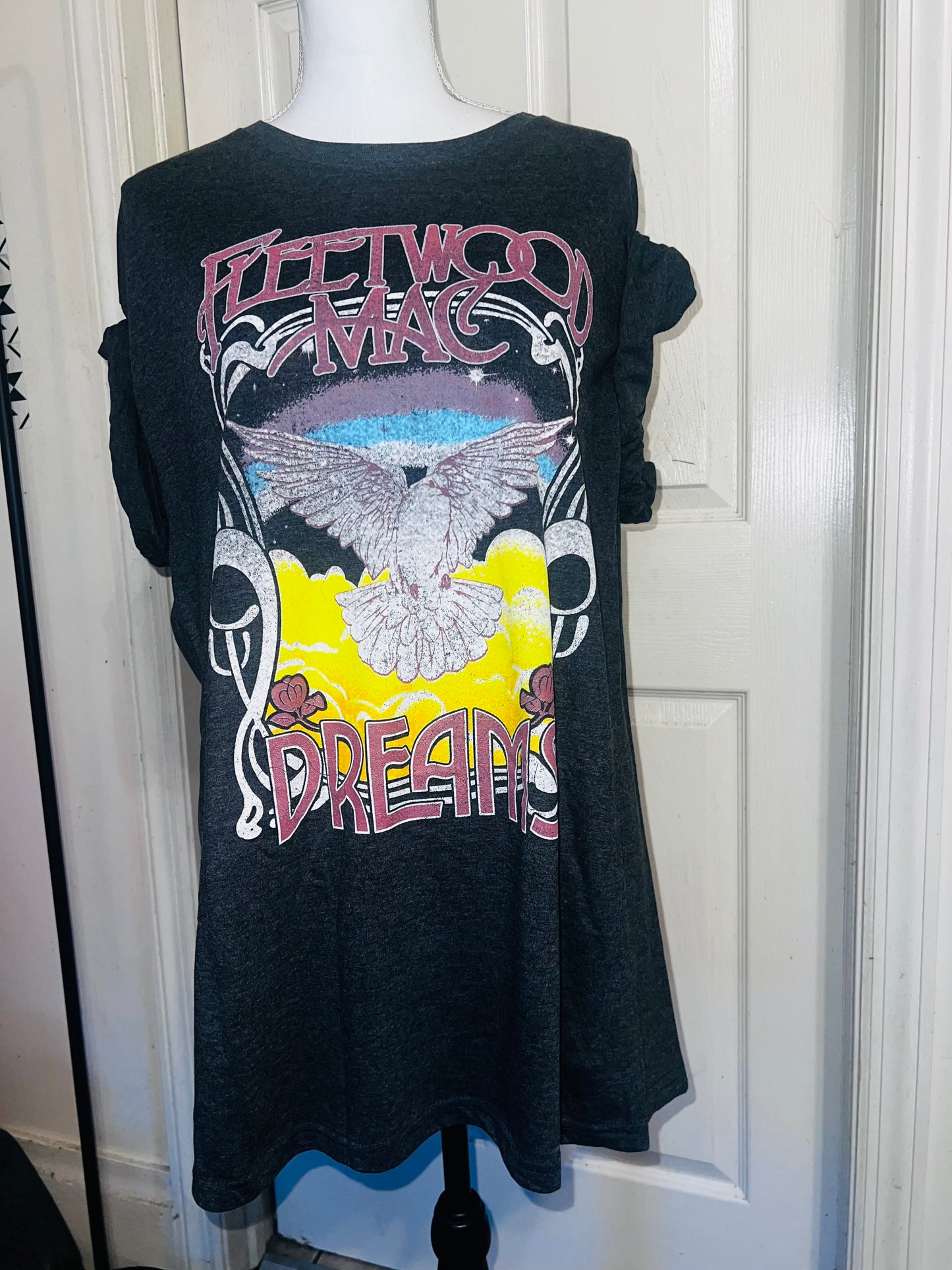 Fleetwood Mac Oversized Distressed Tee