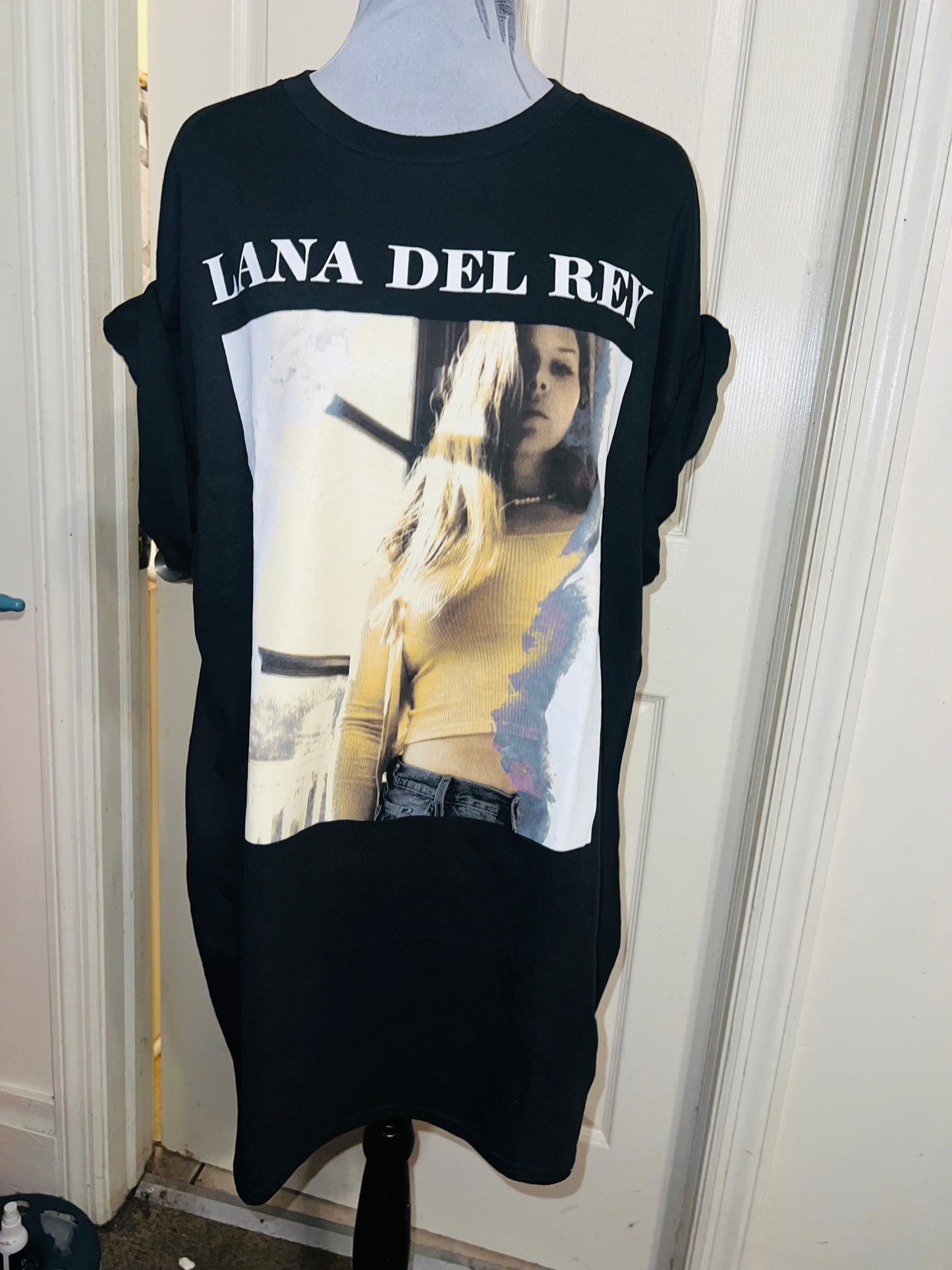 Lana Del Rey Oversized Distressed Tee