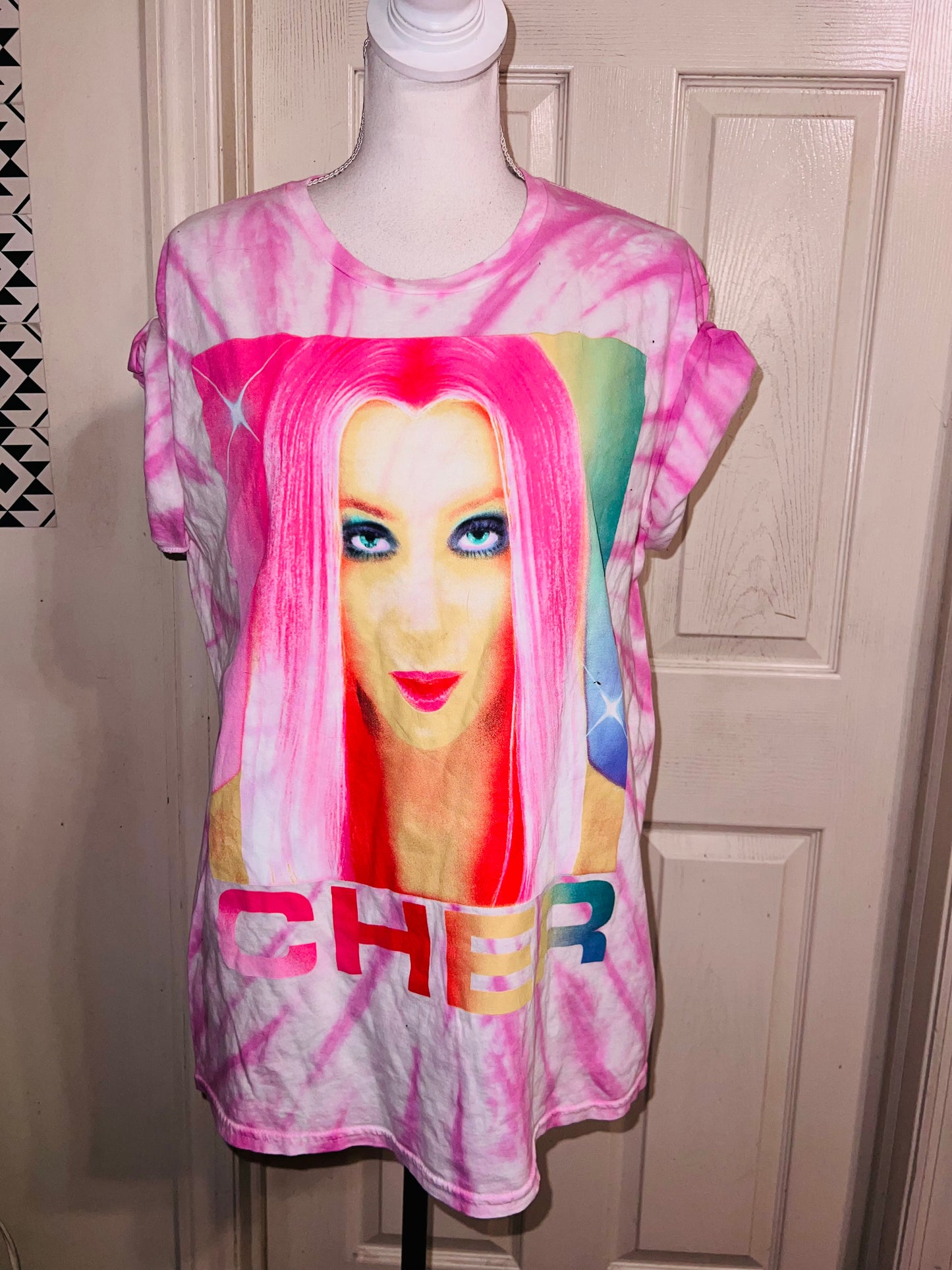 Cher Oversized Distressed tee