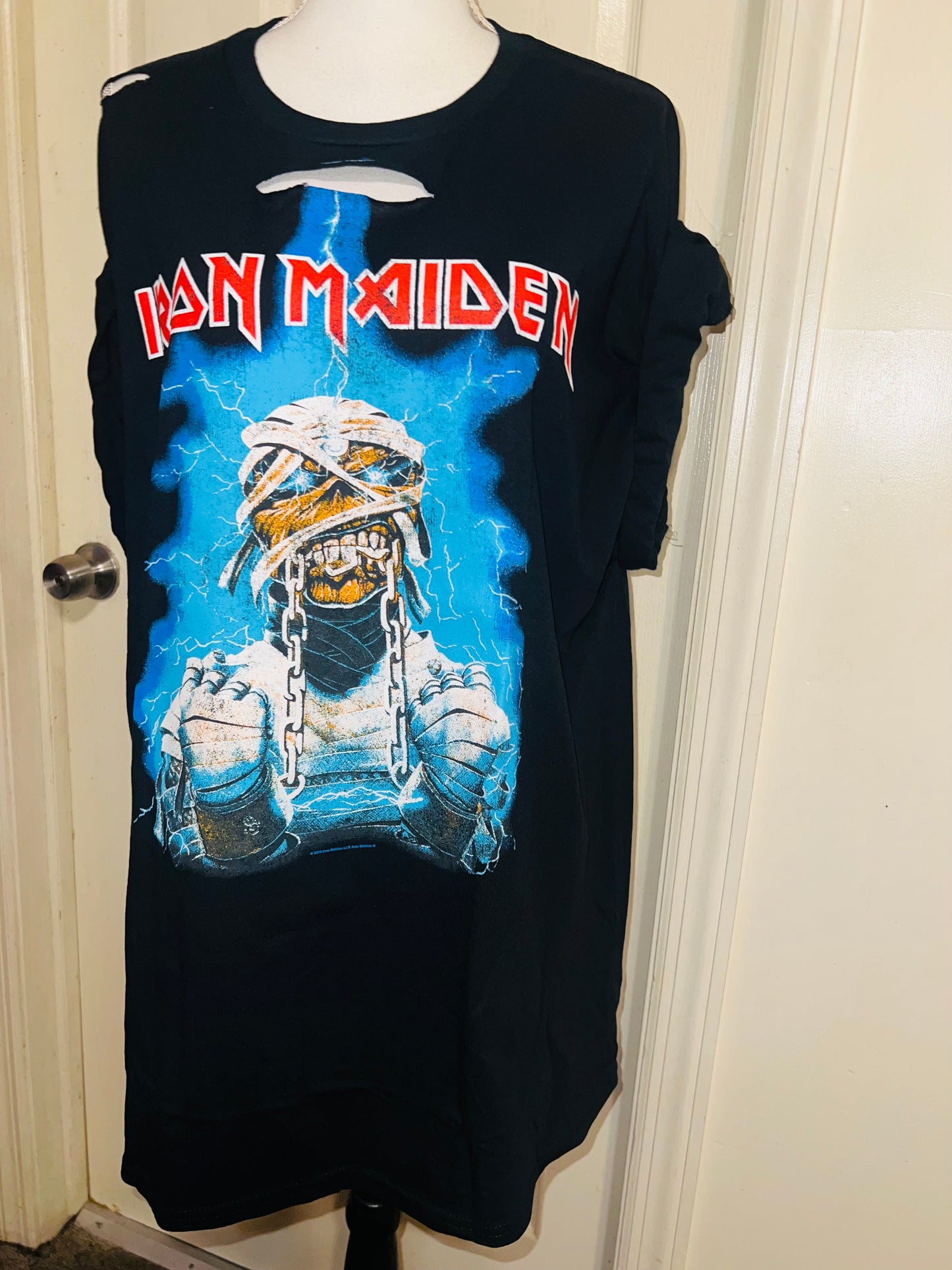 Iron Maiden Oversized Distressed Tee