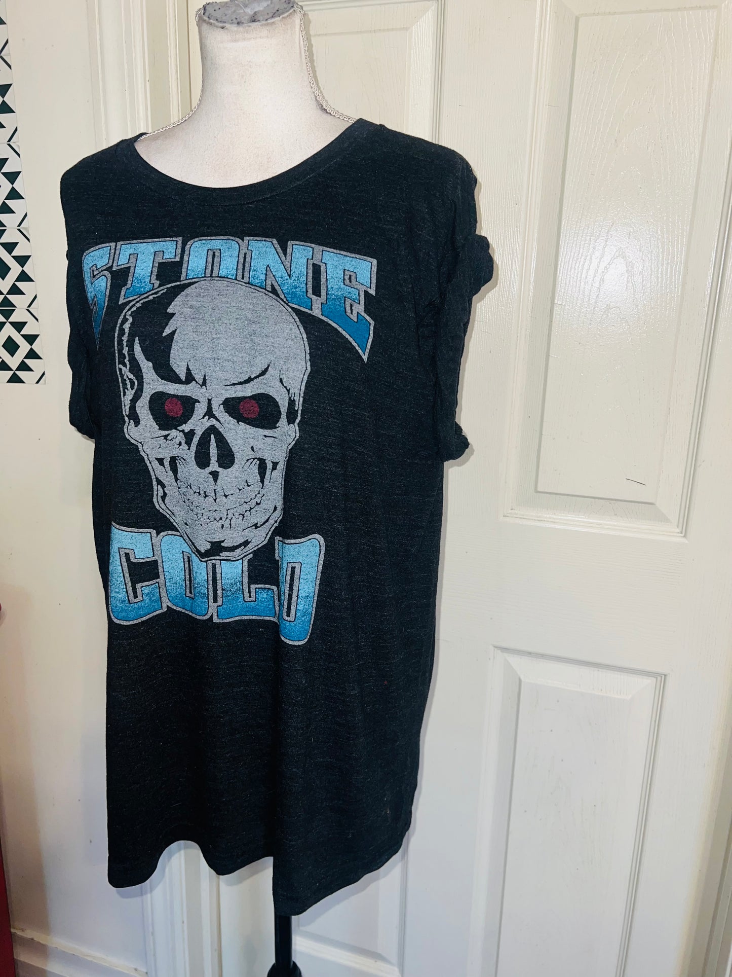 Stone Cold Steve Austin Vintage Oversized Distressed Tee
