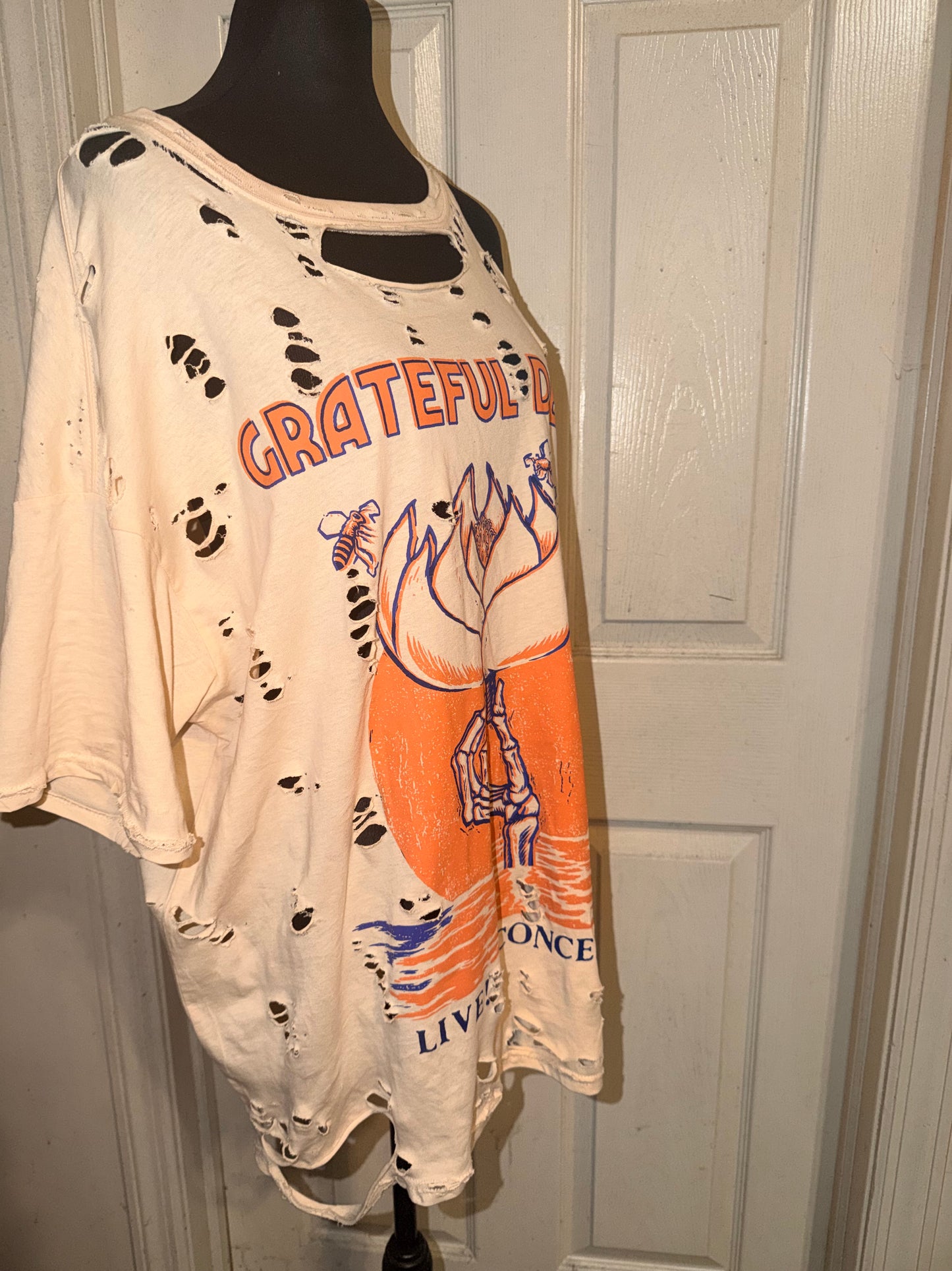 Grateful Dead Oversized Distressed Tee (as is)