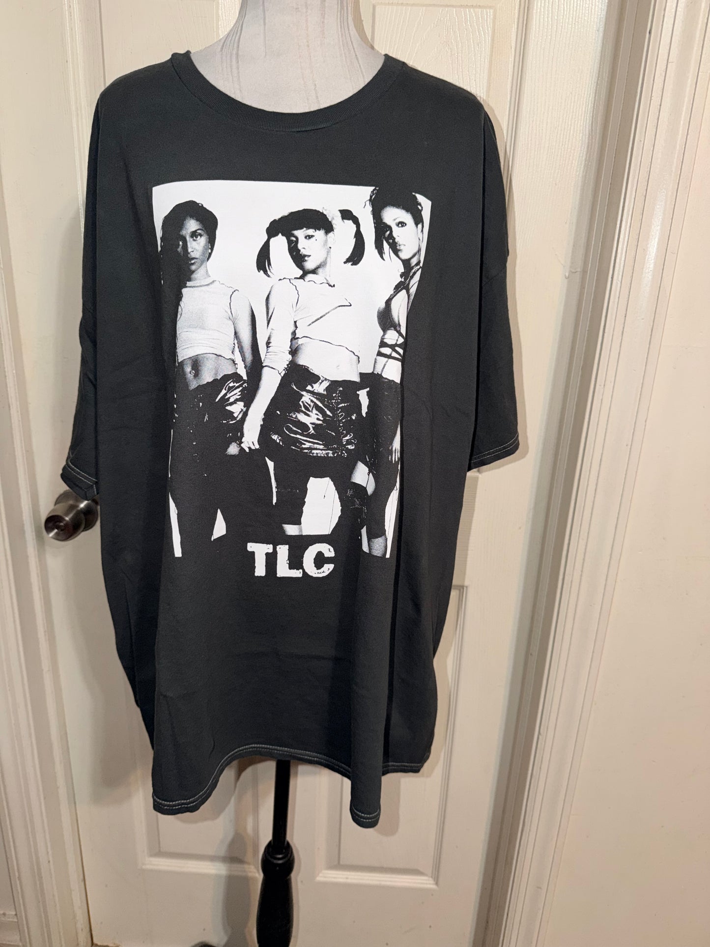 TLC Oversized Distressed Tee