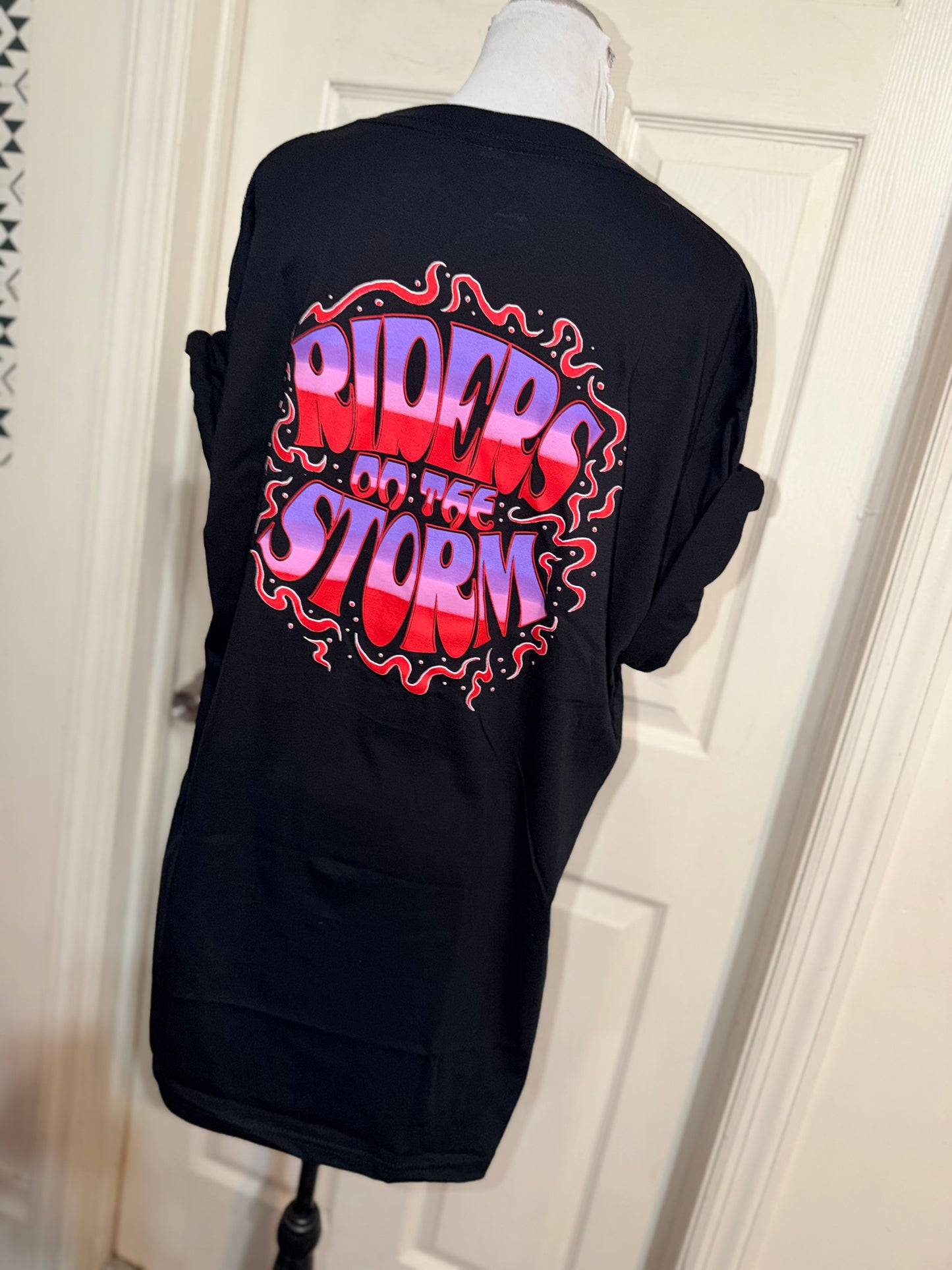 The Doors Double Sided Oversized Distressed Tee