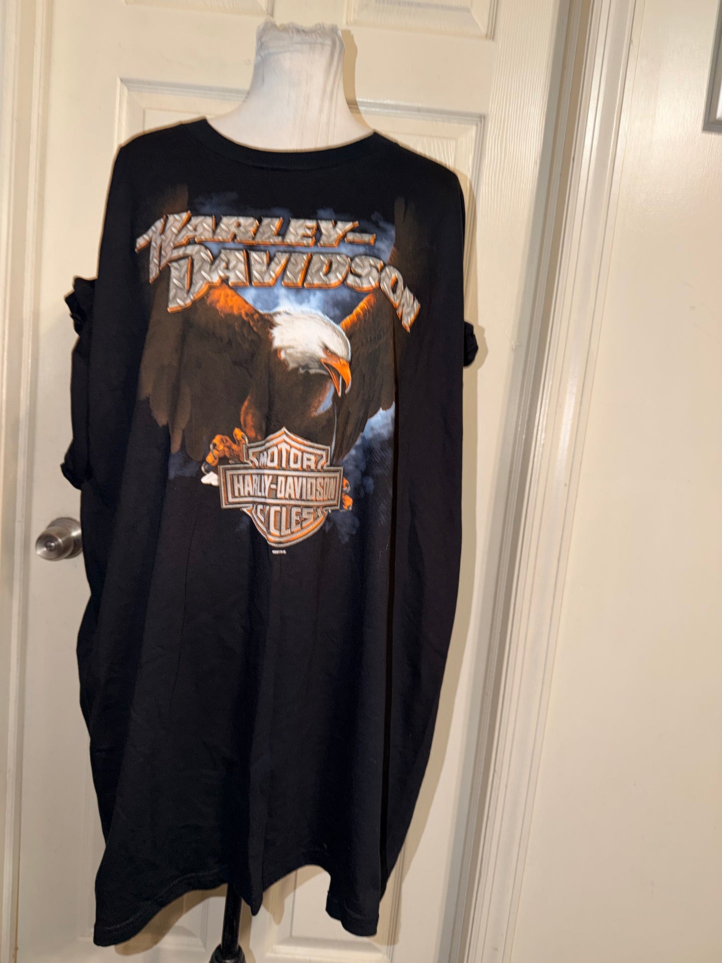 Harley Davidson Vintage Double Sided Oversized Tee