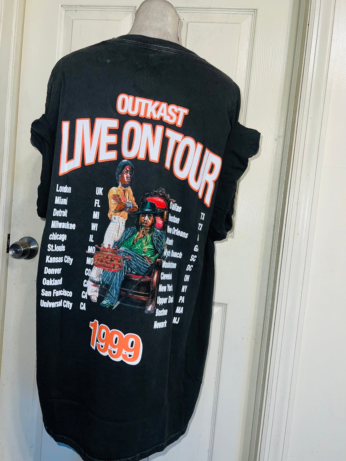 OutKast Double Sided Oversized Distressed Tee