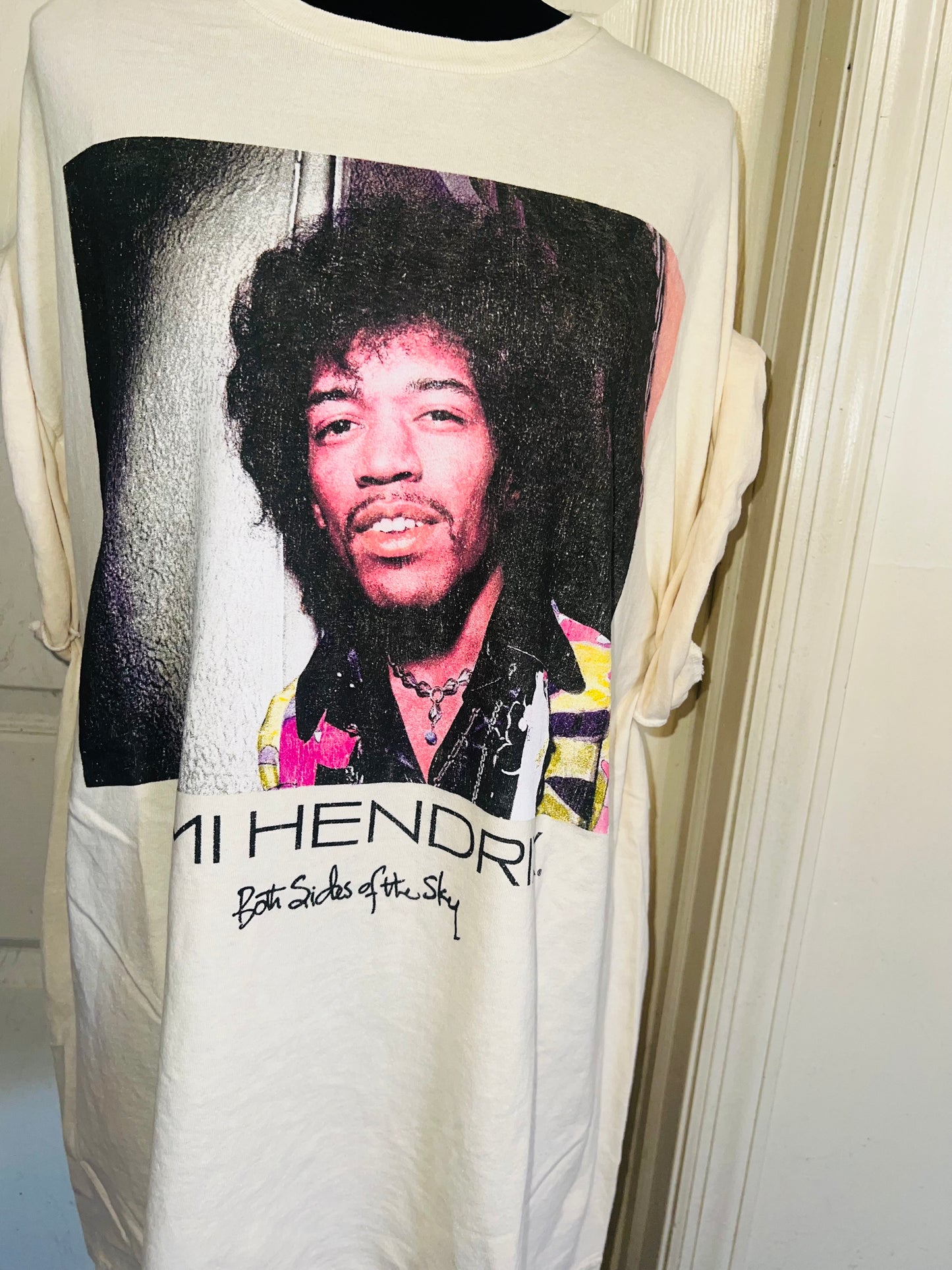 Jimi Hendrix Oversized Distressed Tee