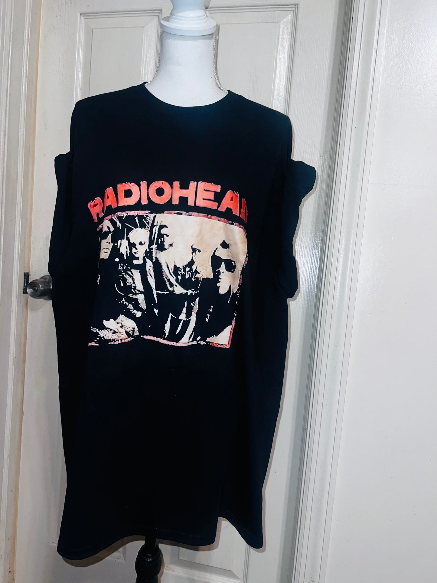 Radiohead Oversized Distressed Tee