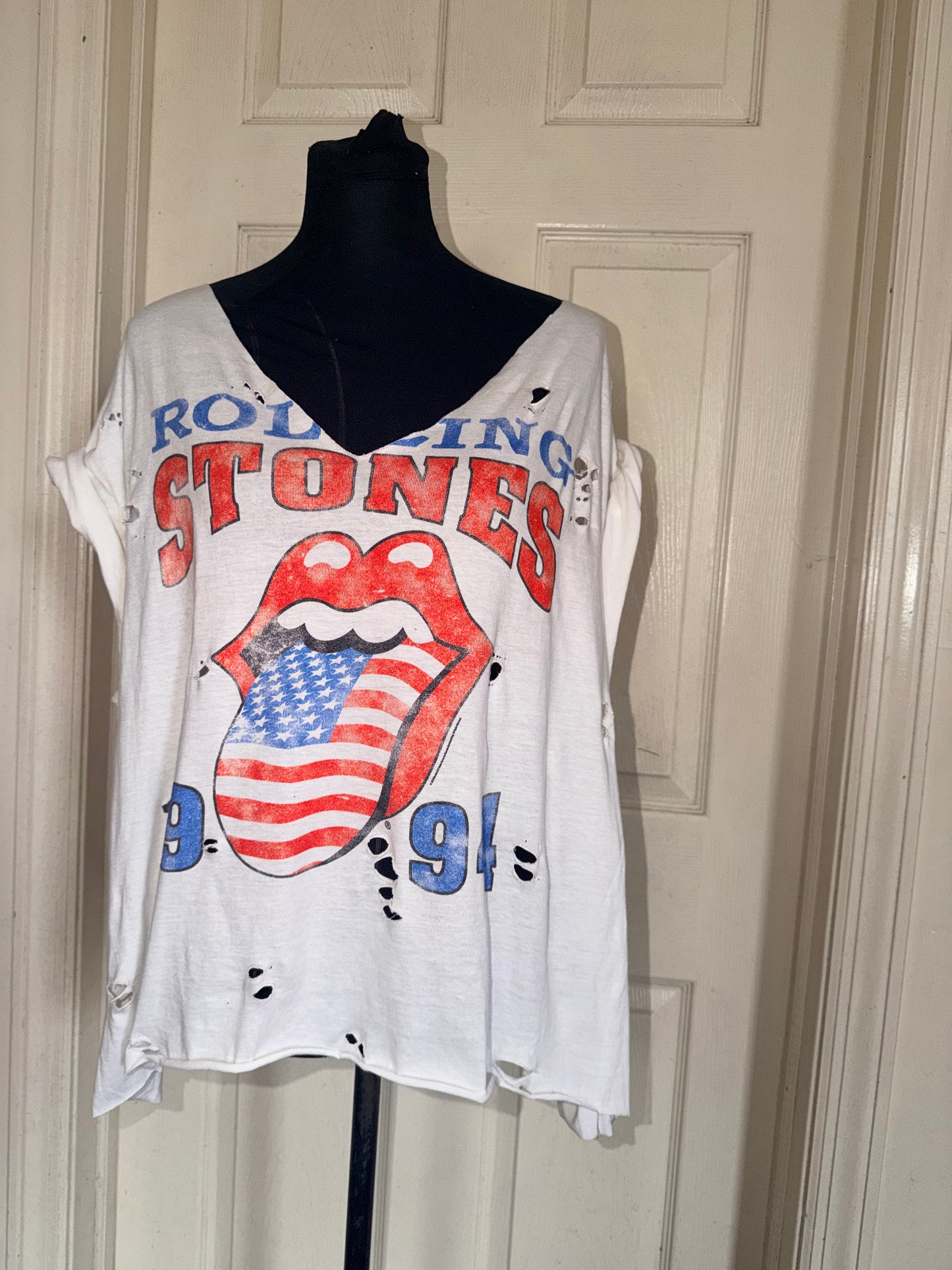 The Rolling Stones Open Back Bow Tee (as is)