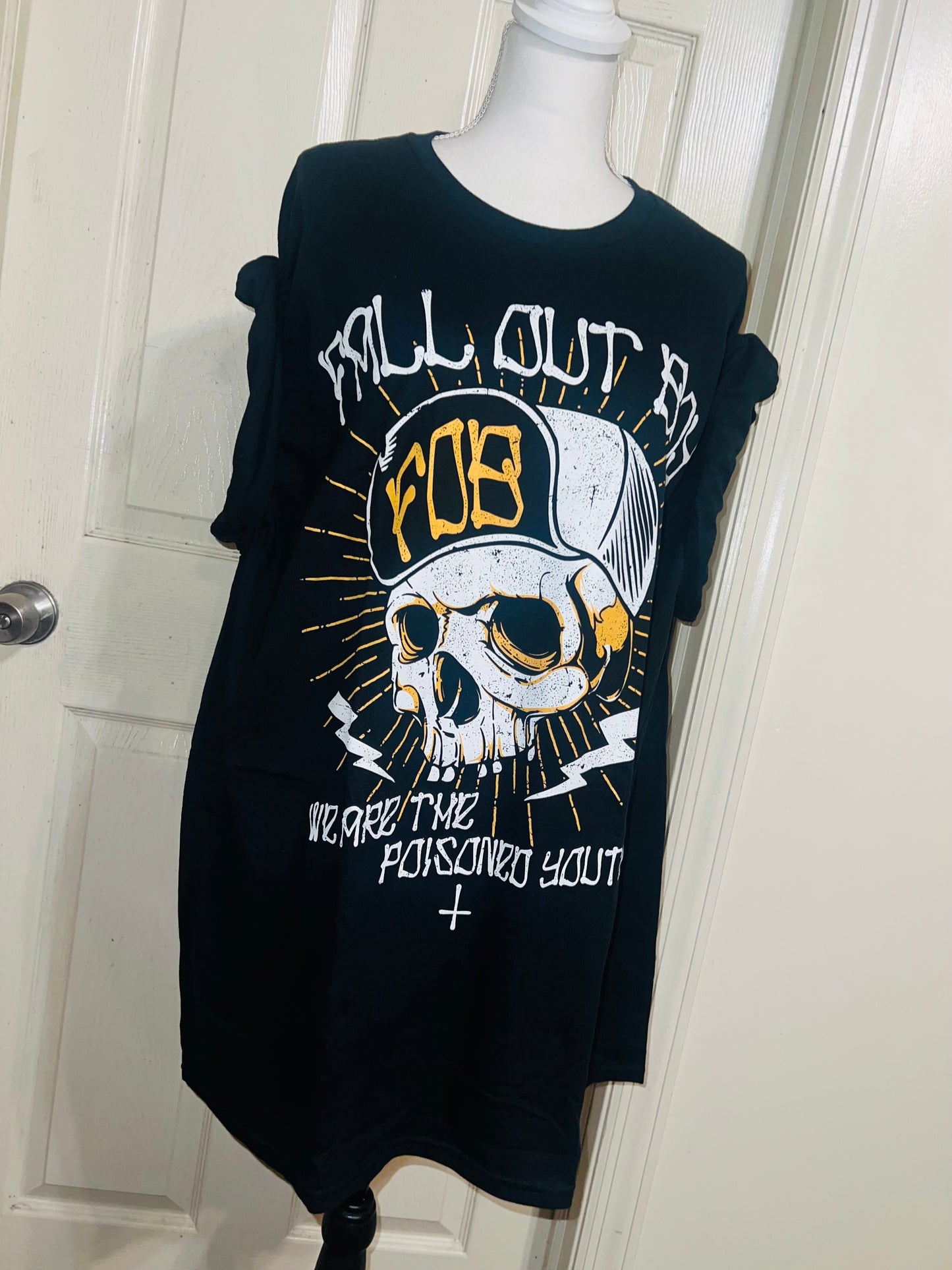 Fall Out Boy Oversized Distressed Tee