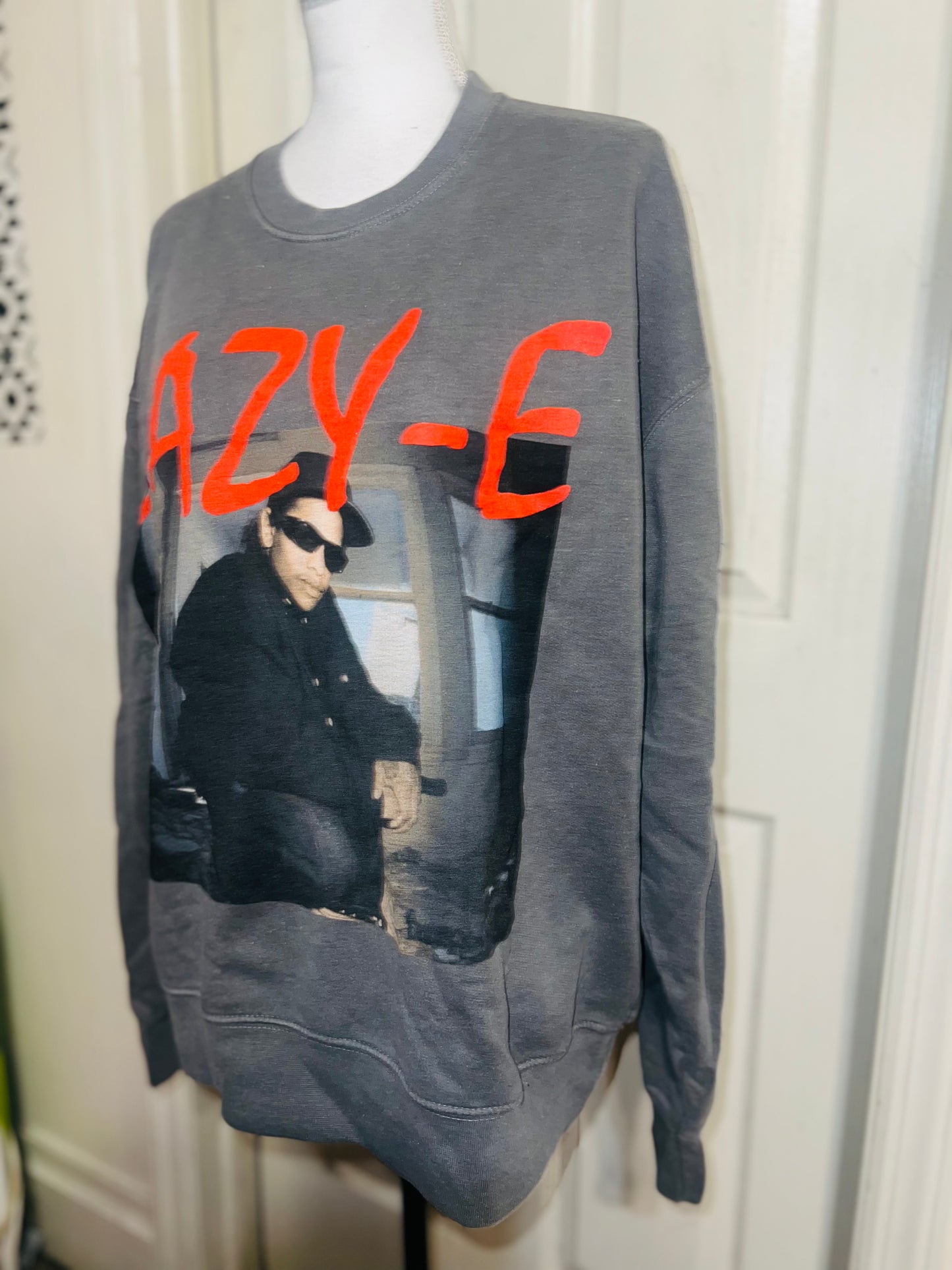 Eazy-E Oversized Distressed Sweatshirt