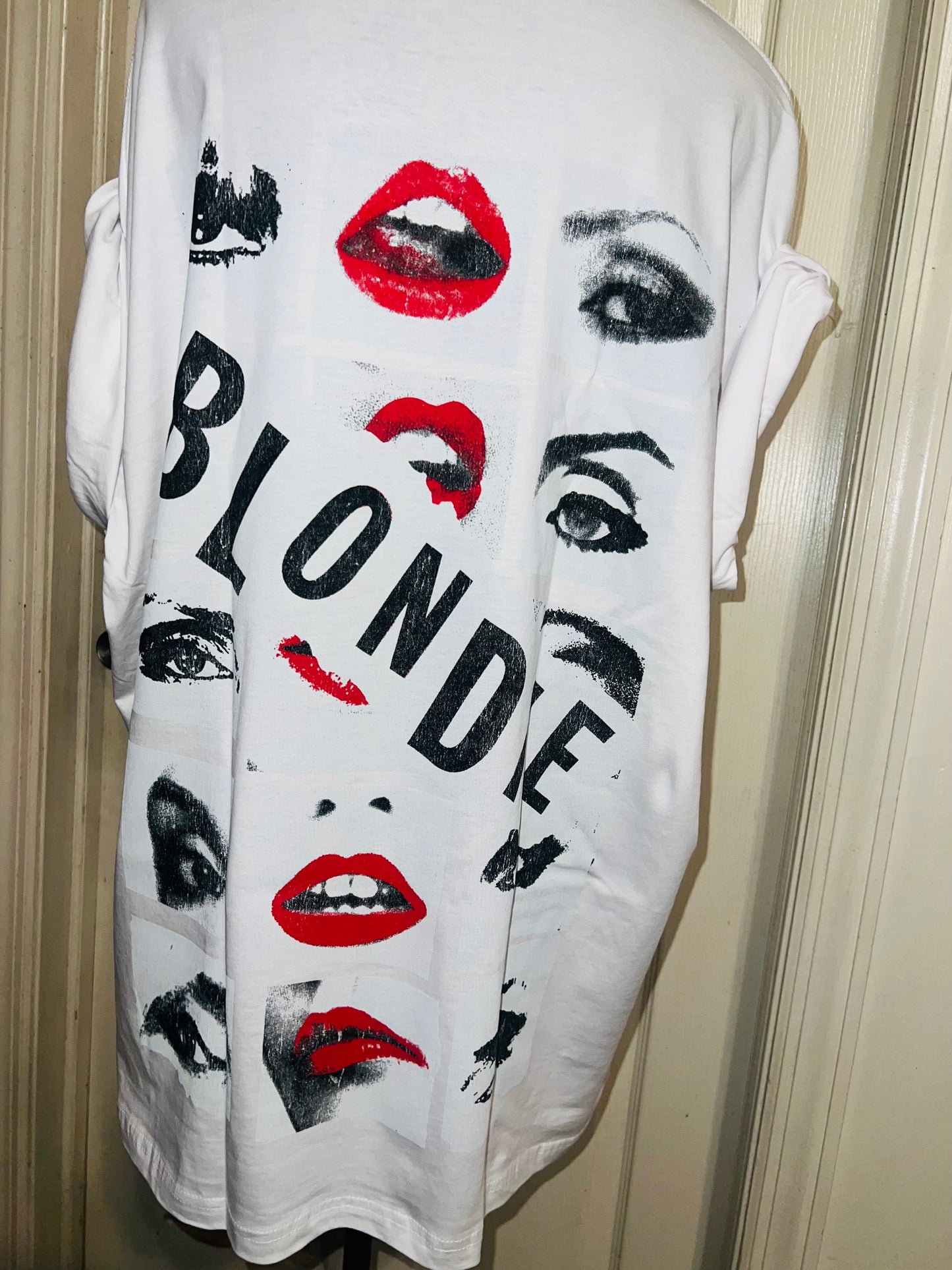 Blondie Double SIded Oversized Distressed Tee