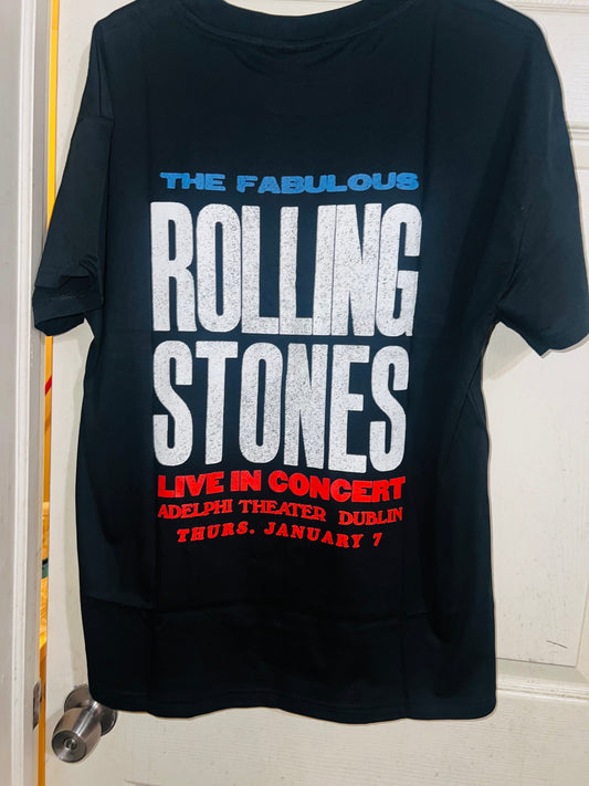 Rolling Stones Double Sided Distressed Tee
